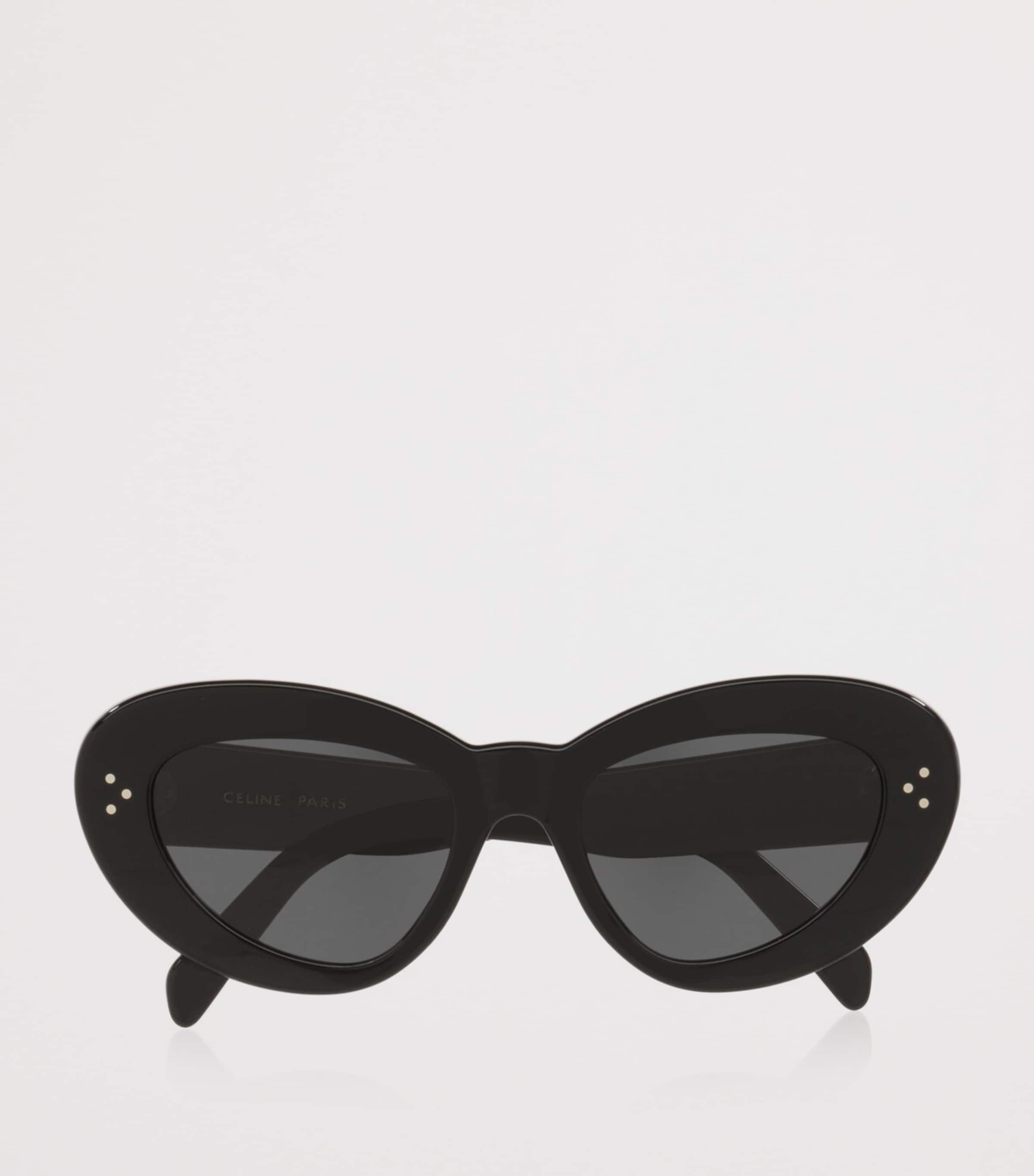 Oversized Cat Eye 3 Dots Sunglasses 1100L1 Image 5