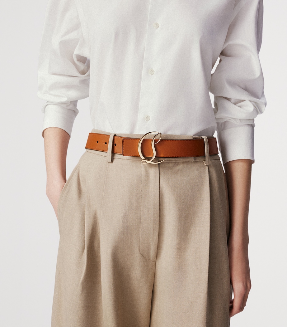 CL Logo Leather Belt CM6T Image 5