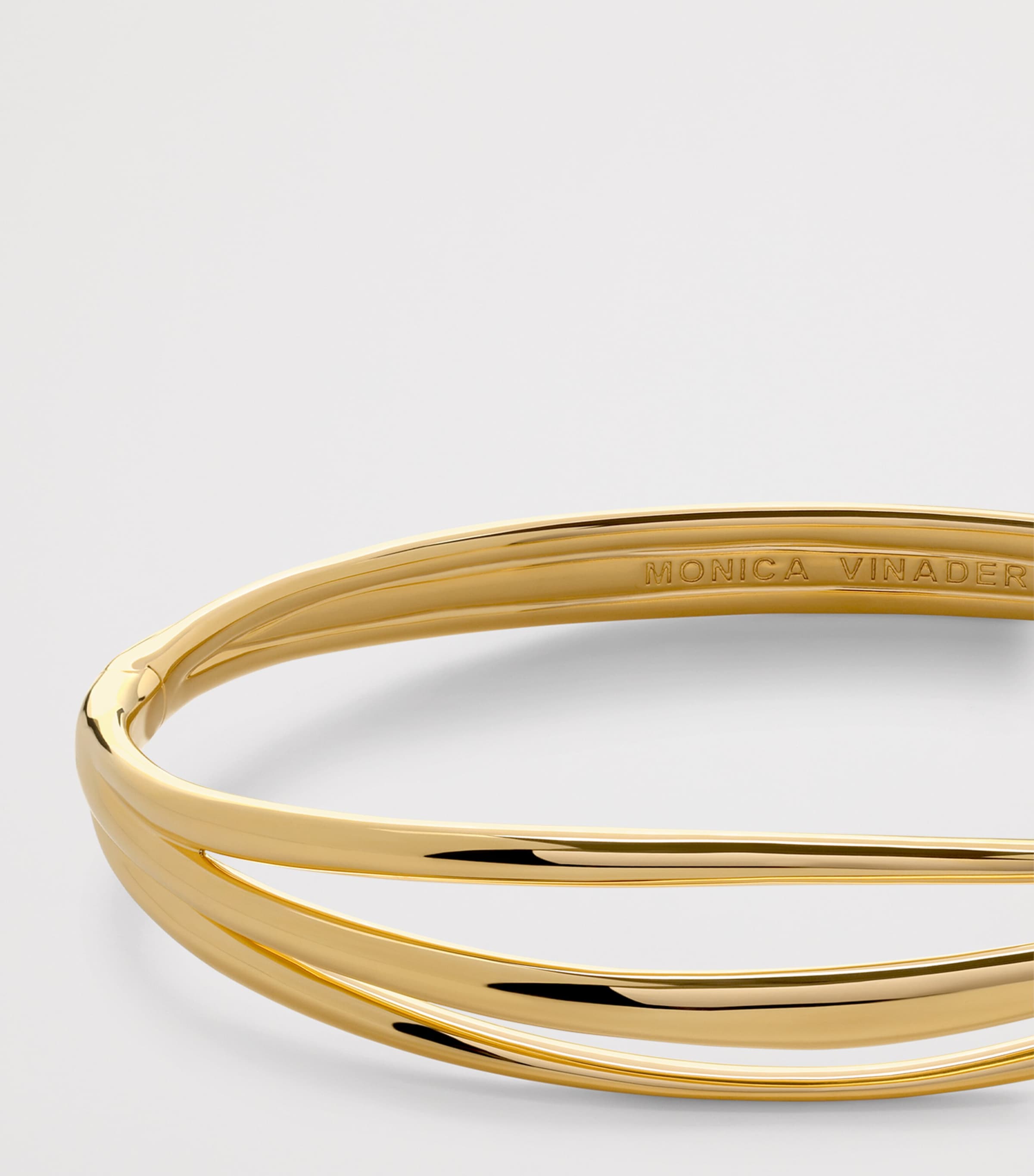 Gold Vermeil Nura Wrap Bangle 18K GOLD VERMEIL Image 2