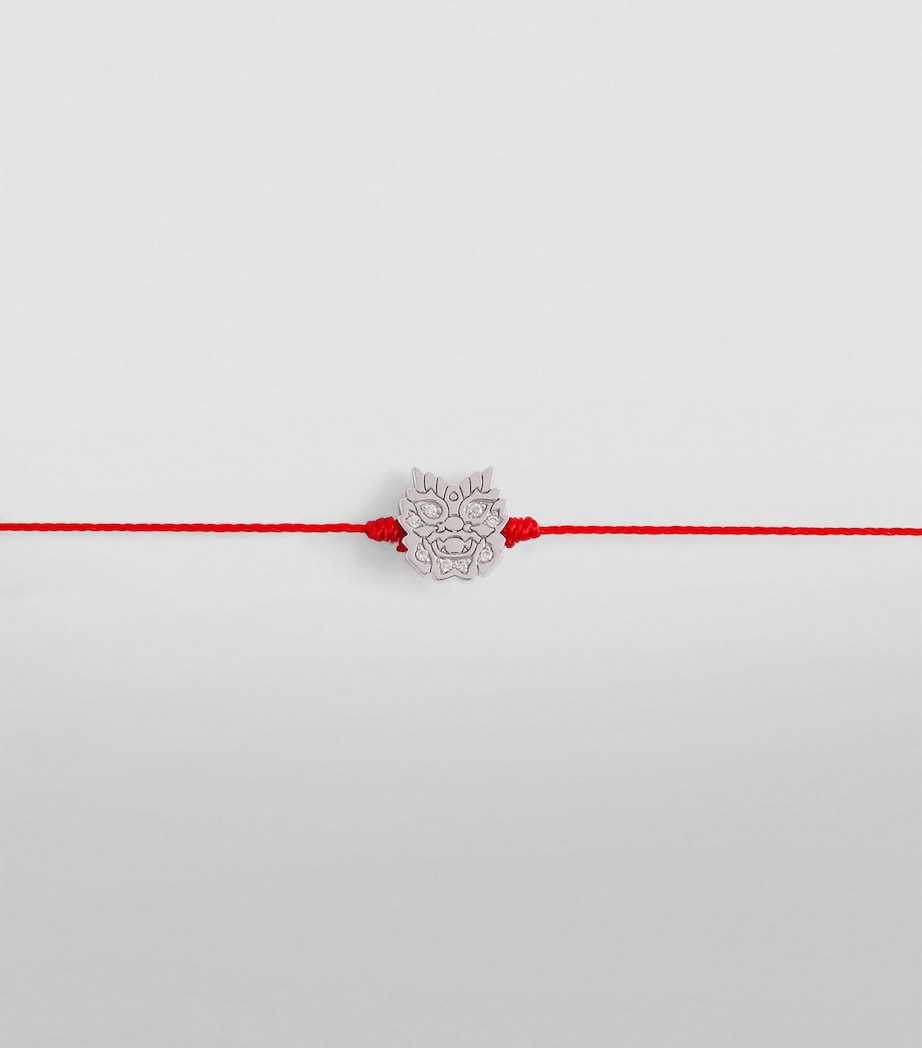 Redline White Gold and Diamond Lucky Dragon Bracelet White Gold Image 2