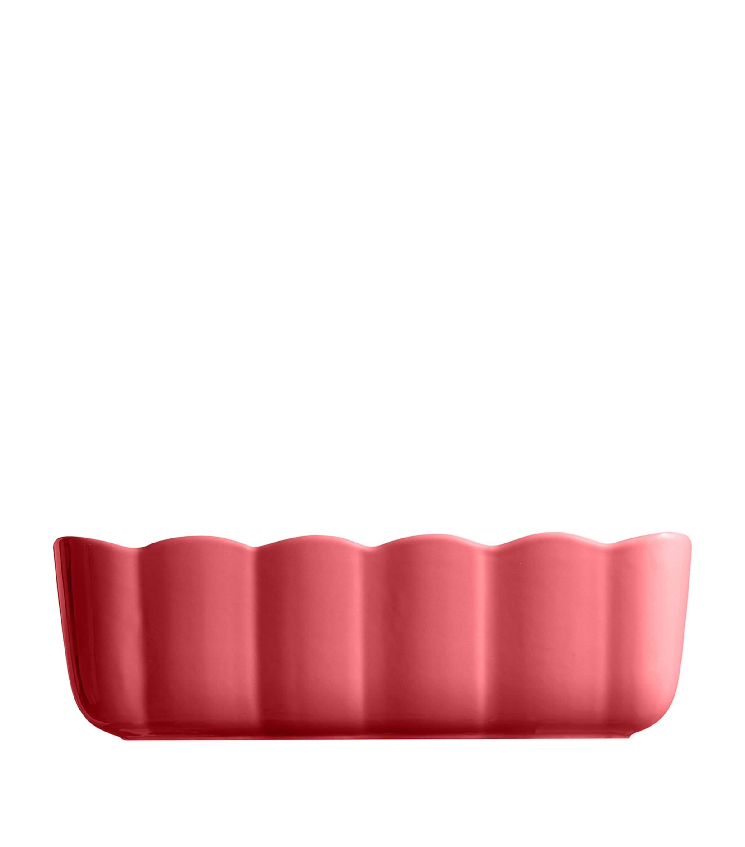 Ceramic Madeleine Loaf Dish (28.5cm) PINK Image 3