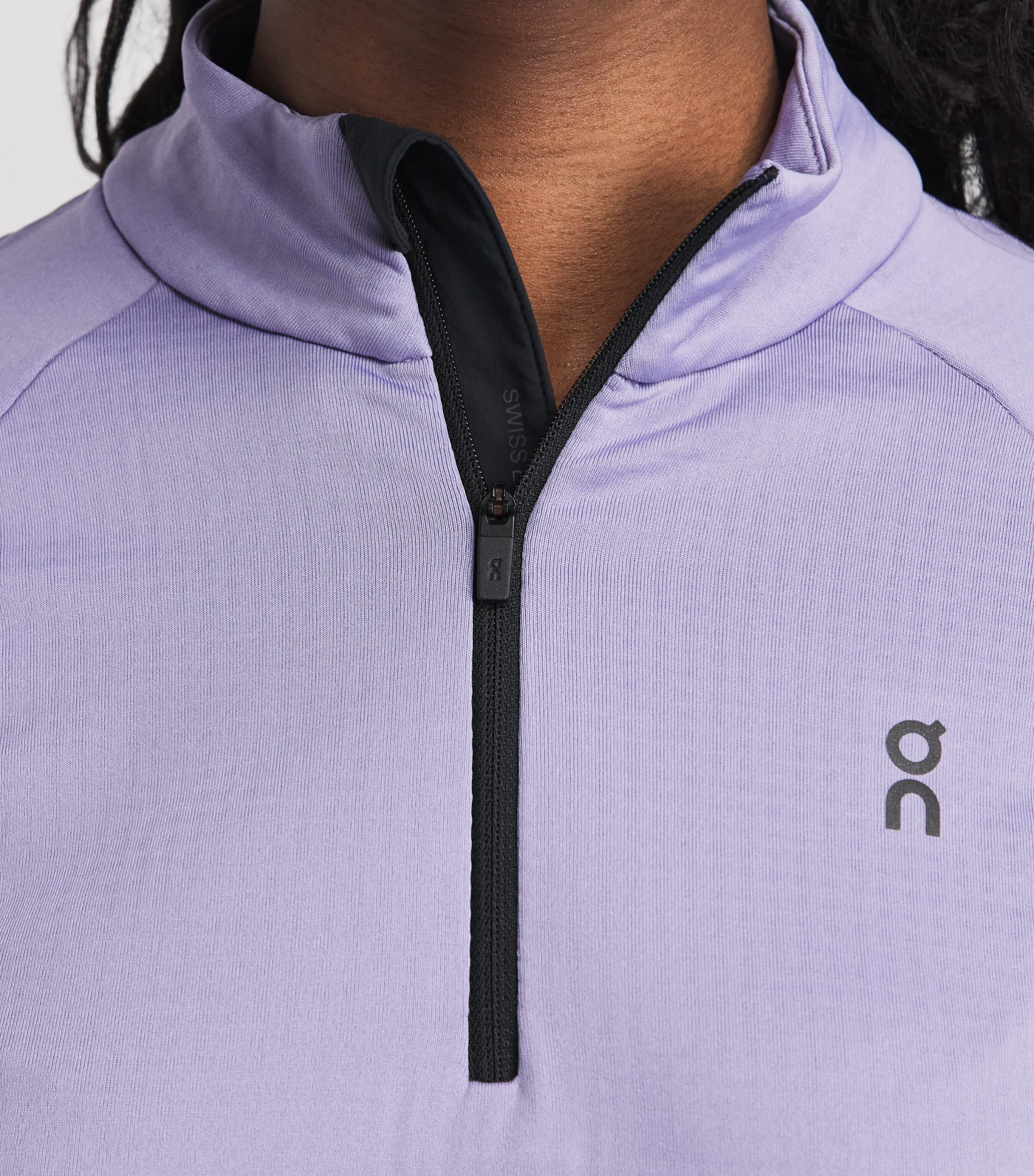 On Womens Climate Quarter-Zip Top Mallow Image 6