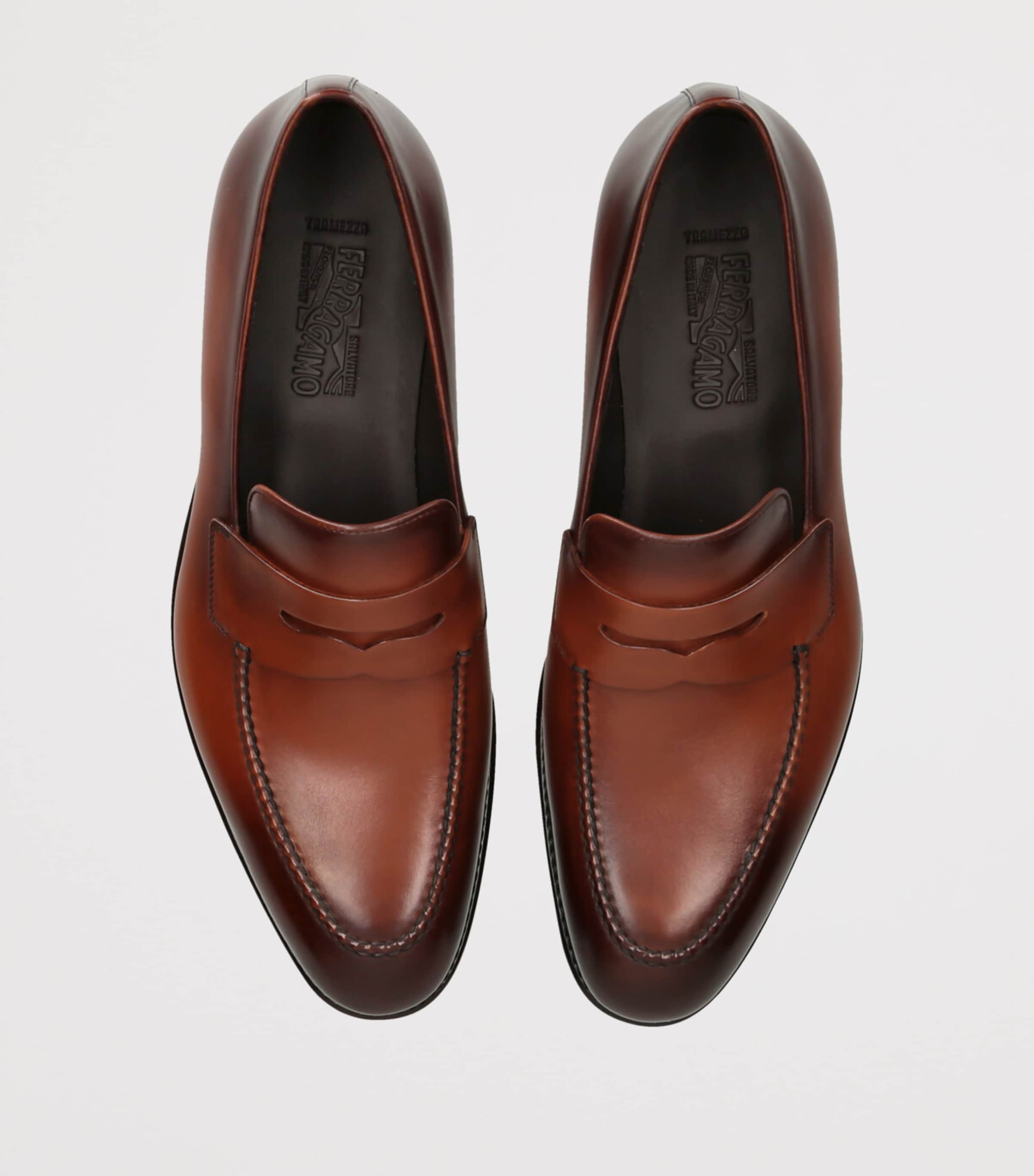 Leather Brandy Loafers TAN Image 4
