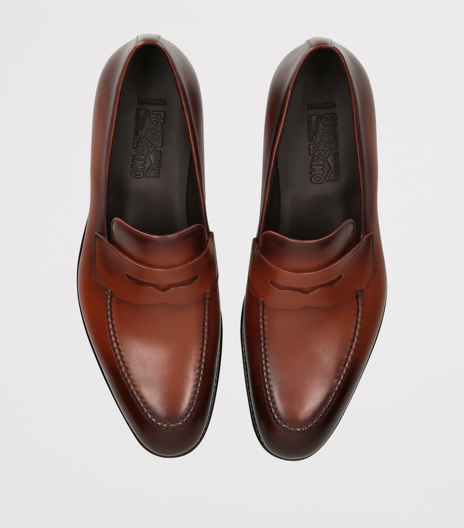 Leather Brandy Loafers TAN Image 4