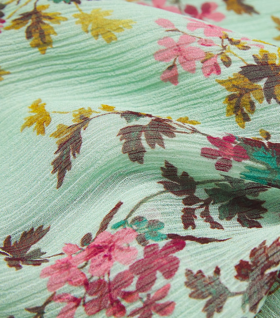 Ulla Johnson Womens Silk Ruffled Willow Blouse Opaline Image 6