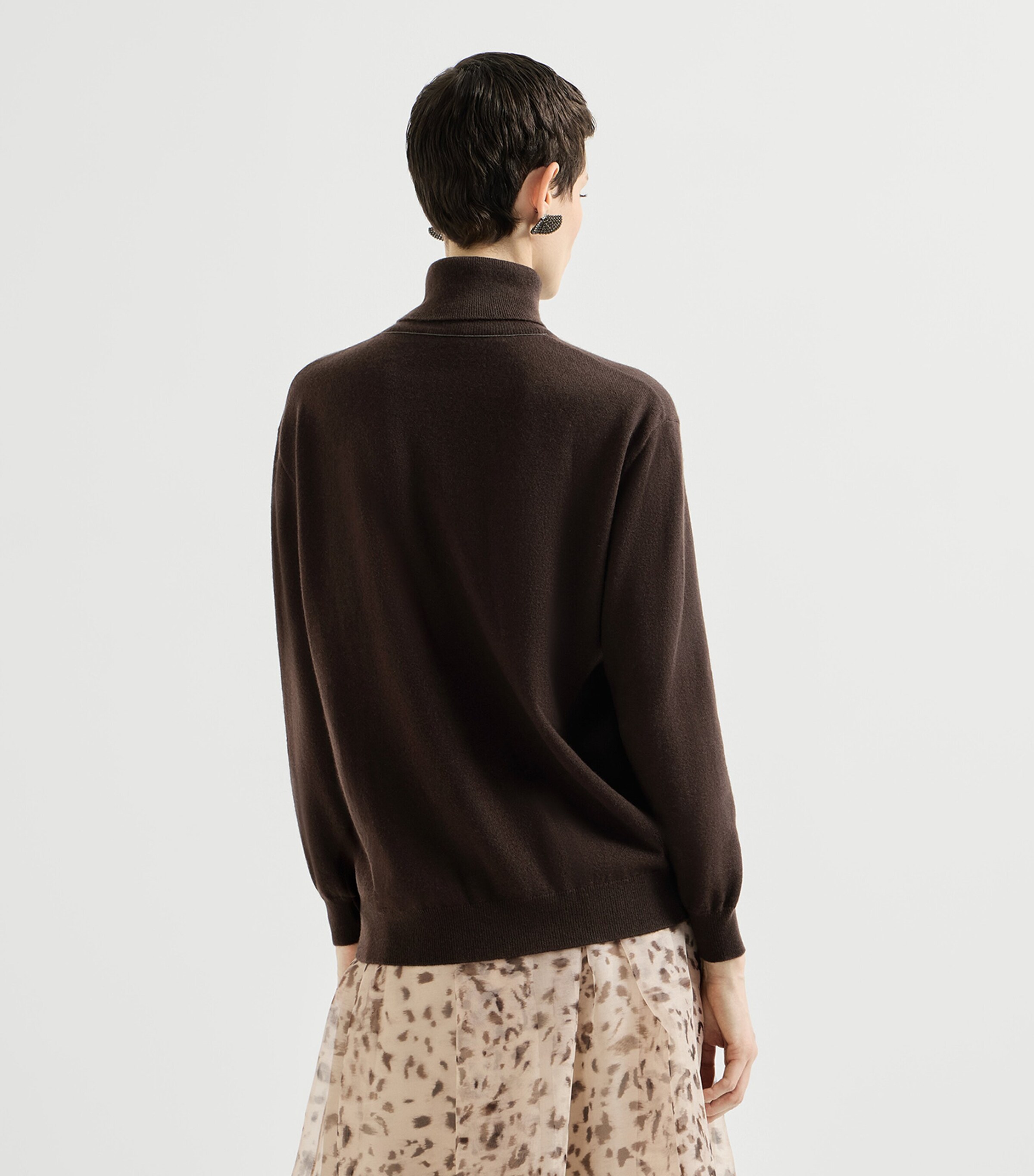 Brunello Cucinelli Womens Cashmere Turtleneck Sweater Image 5