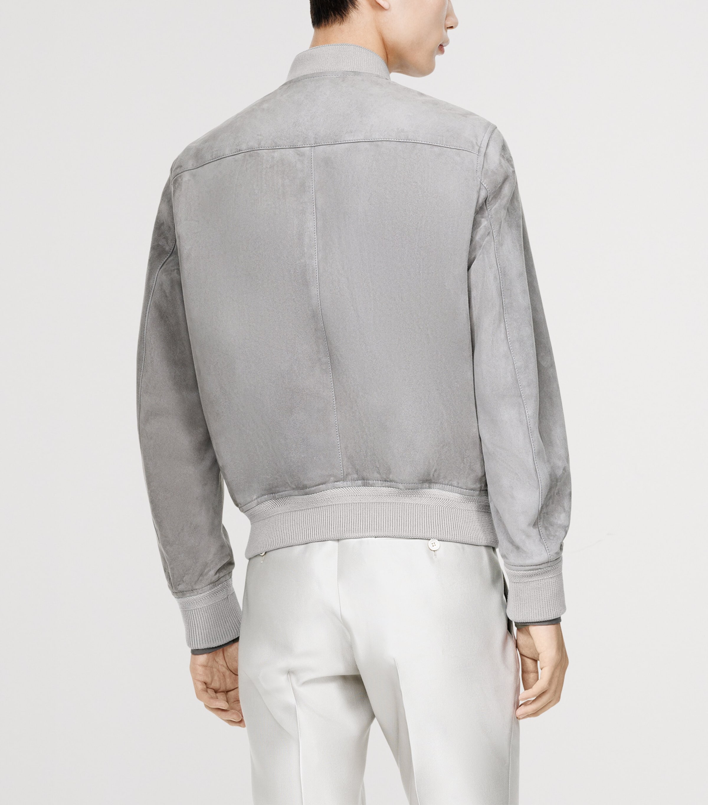 TOM FORD Mens Suede Bomber Jacket Tcr Image 4