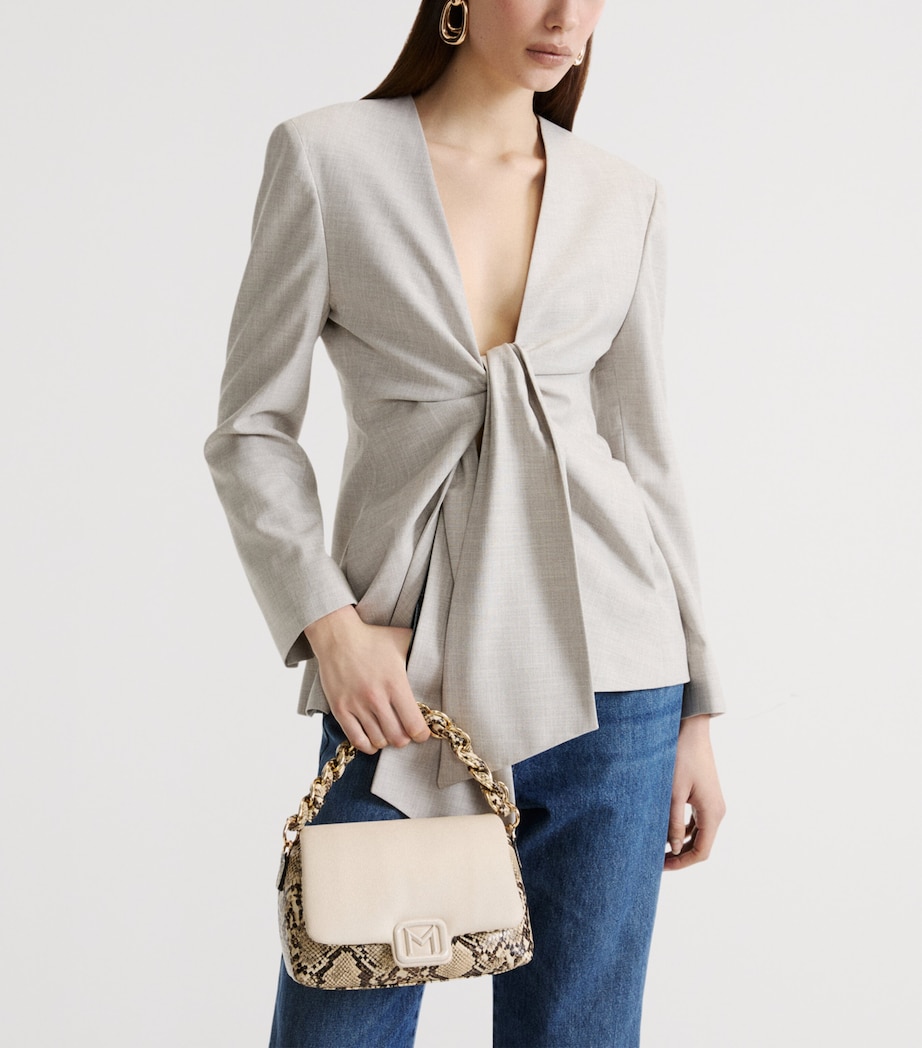 Marella Large Le Muse Clutch Bag Natural Image 2