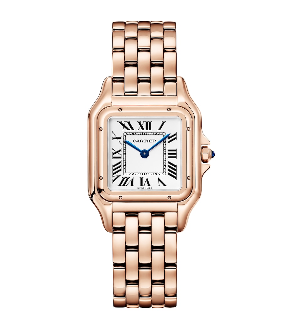Cartier Medium Rose Gold Panthère de Cartier Watch 27mm Silvered Image 1