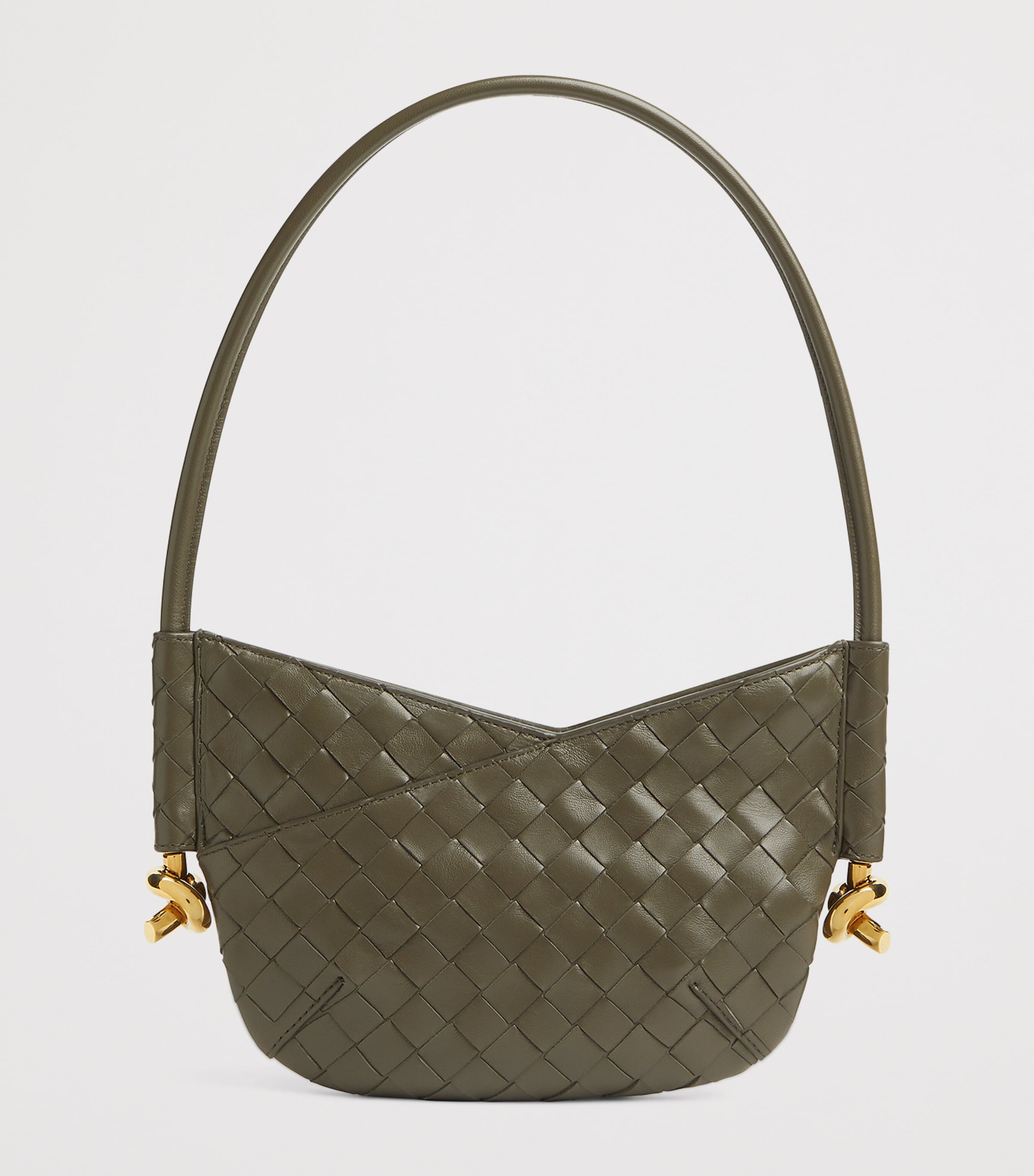 Bottega Veneta Mini Lambskin Solstice Shoulder Bag | Harrods US