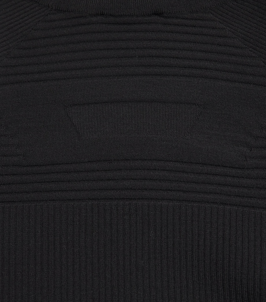 Sease Mens Virgin Wool-Blend High-Neck Sweater Caviar Image 6