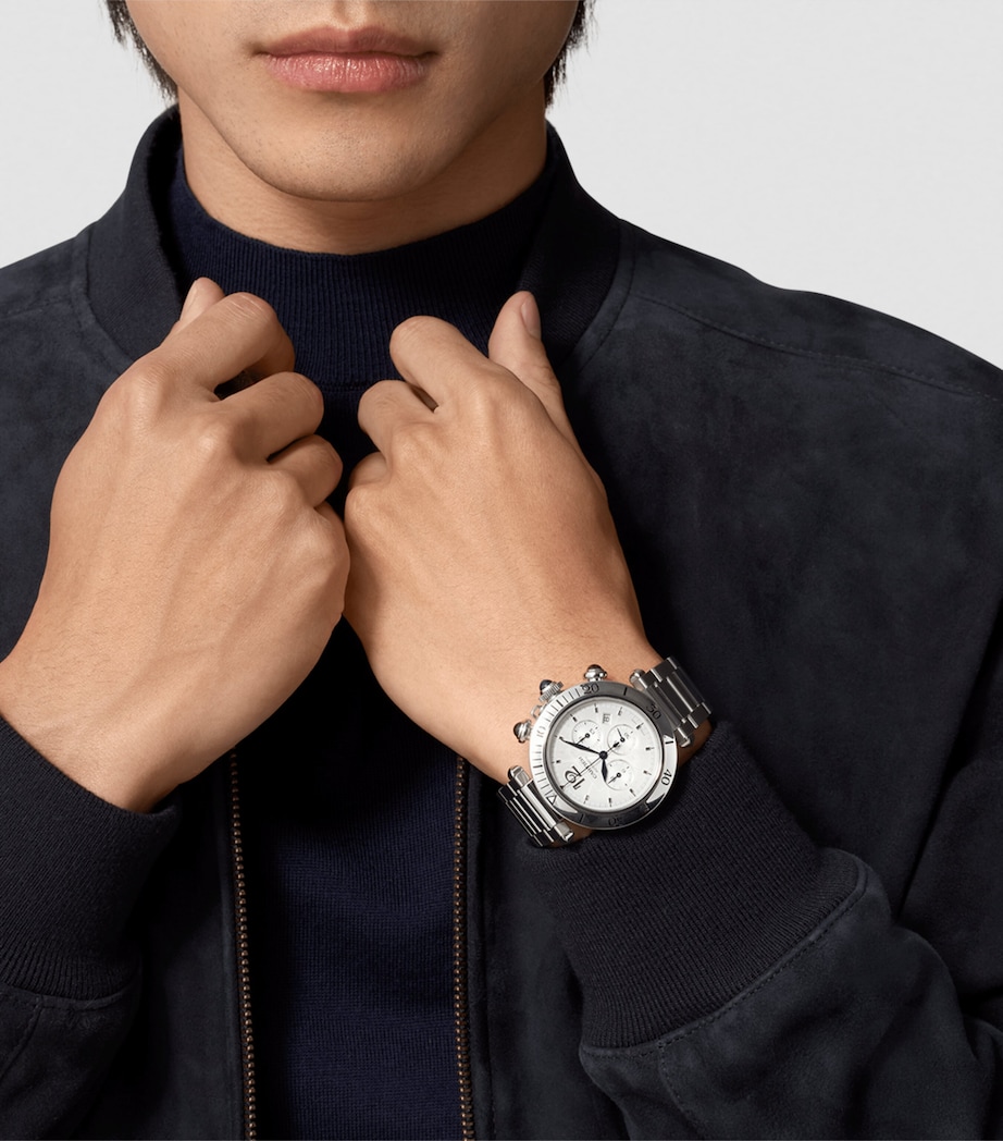 Cartier Stainless Steel Pasha de Cartier Watch 41mm Steel Image 3