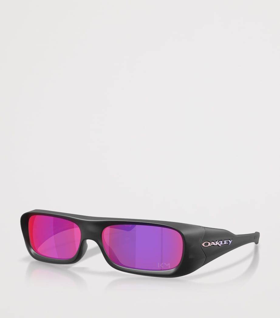 Oakley Kylian Mbappé Signature Series Permian Rectangle Sunglasses Black Image 2