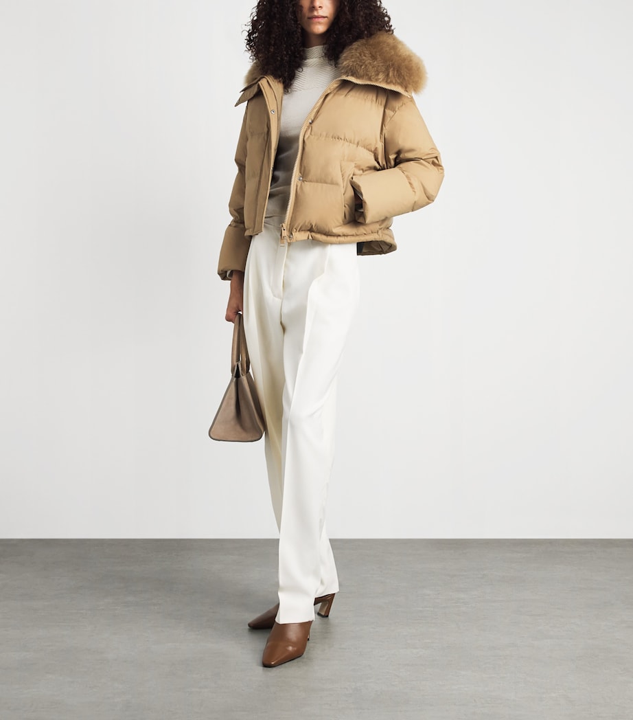Yves Salomon Womens Down Technical Puffer Jacket Image 2
