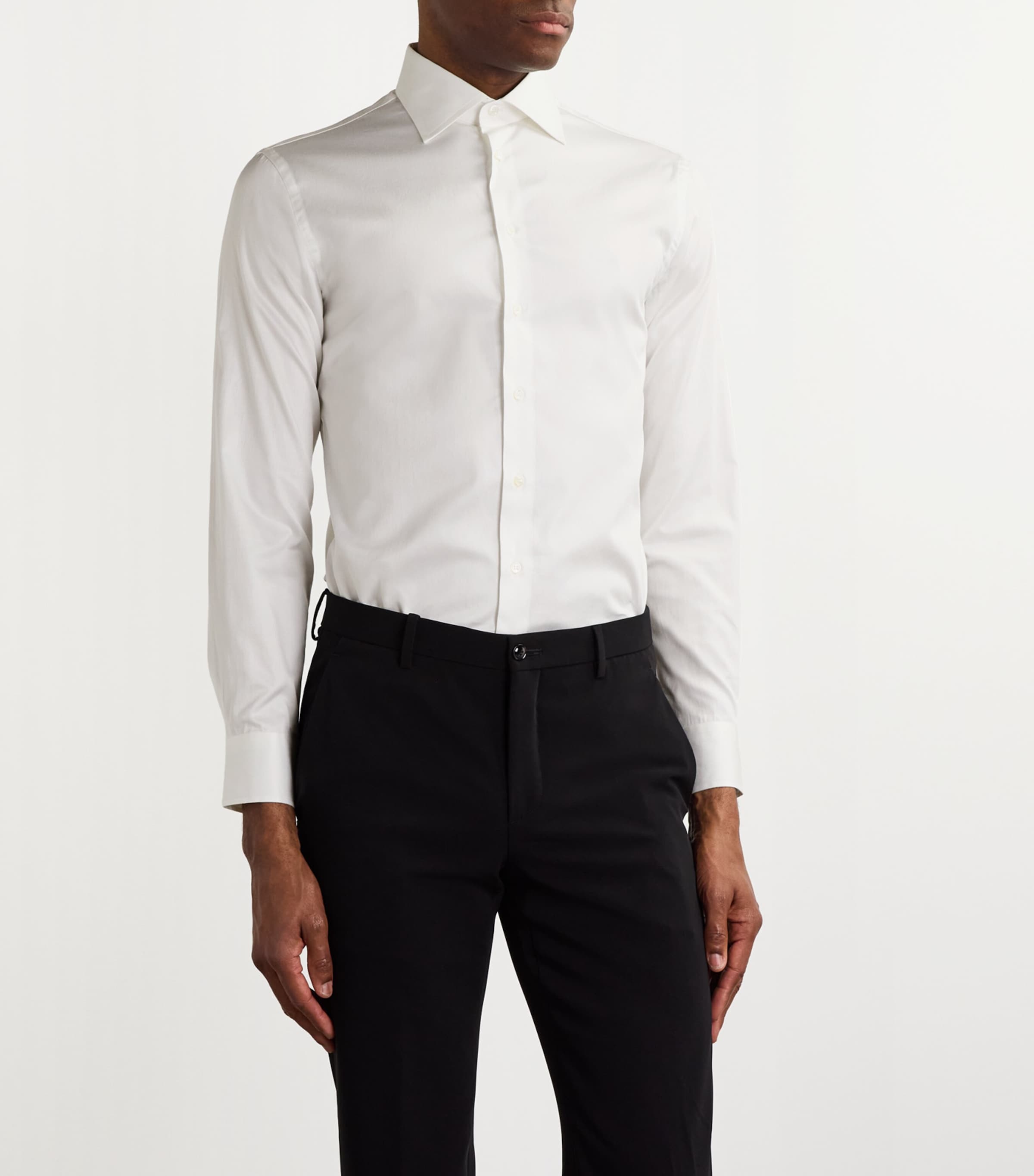 Cotton Poplin Shirt U0BN Image 3