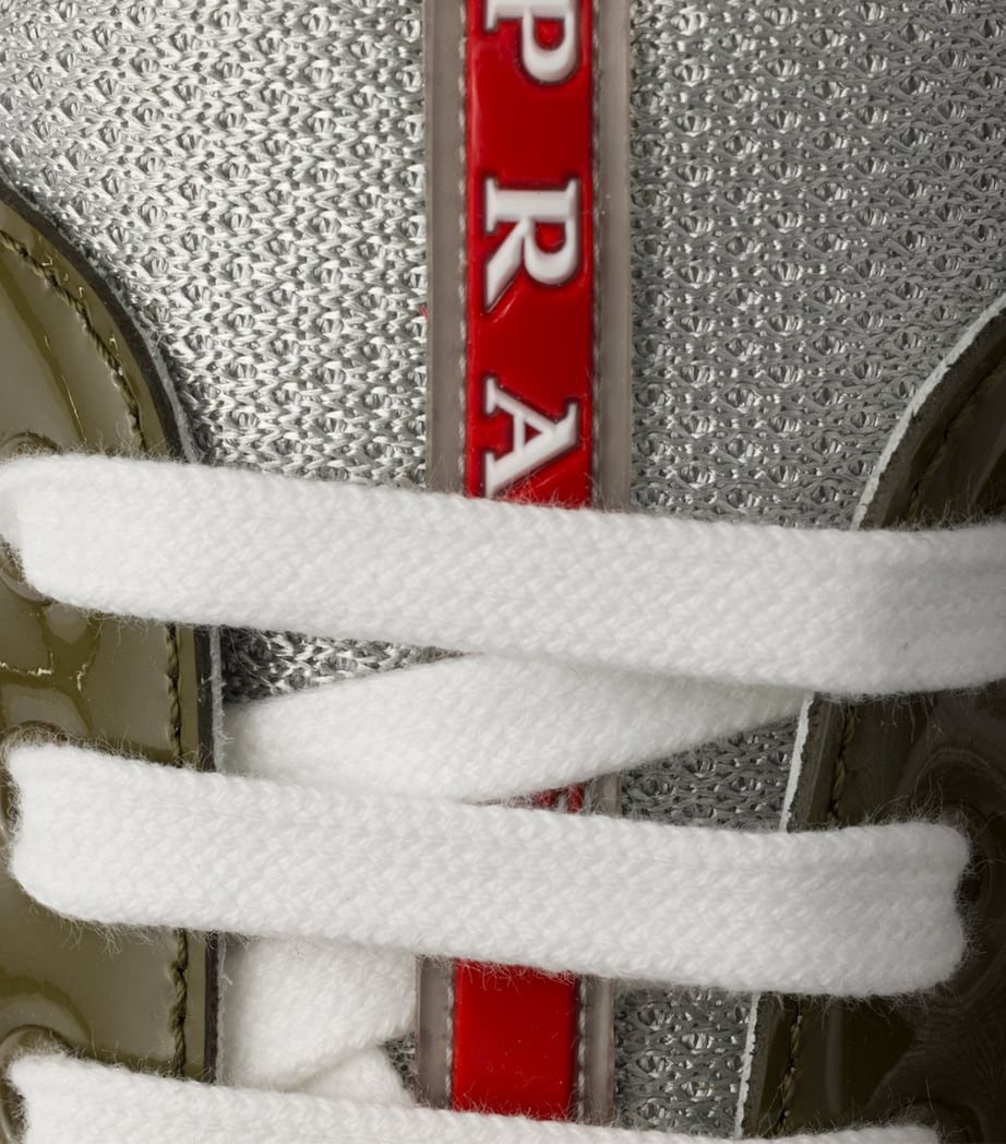 Patent Leather-Blend America's Cup Sneakers F04B4 Image 5