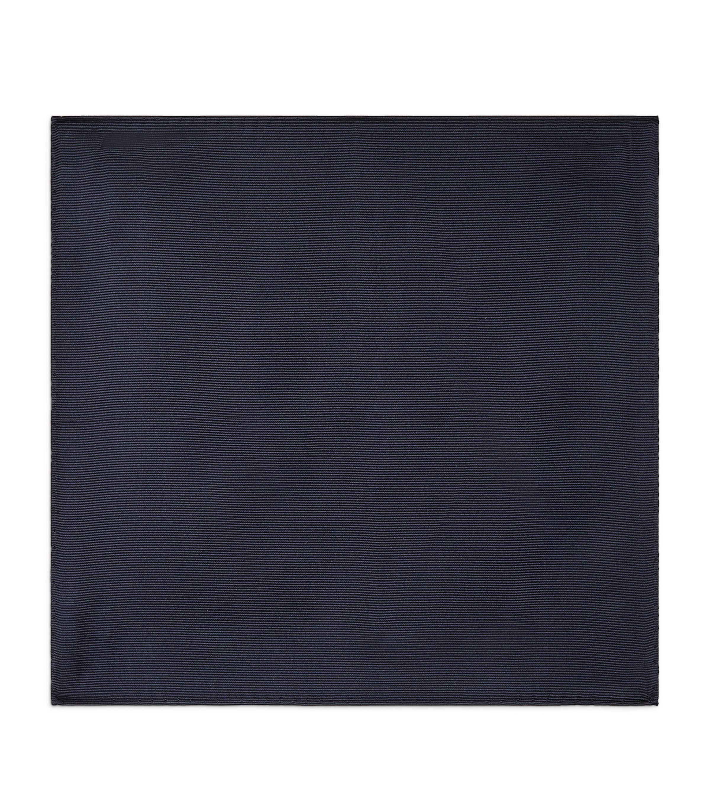 Shop Giorgio Armani Silk Pocket Square In Blue