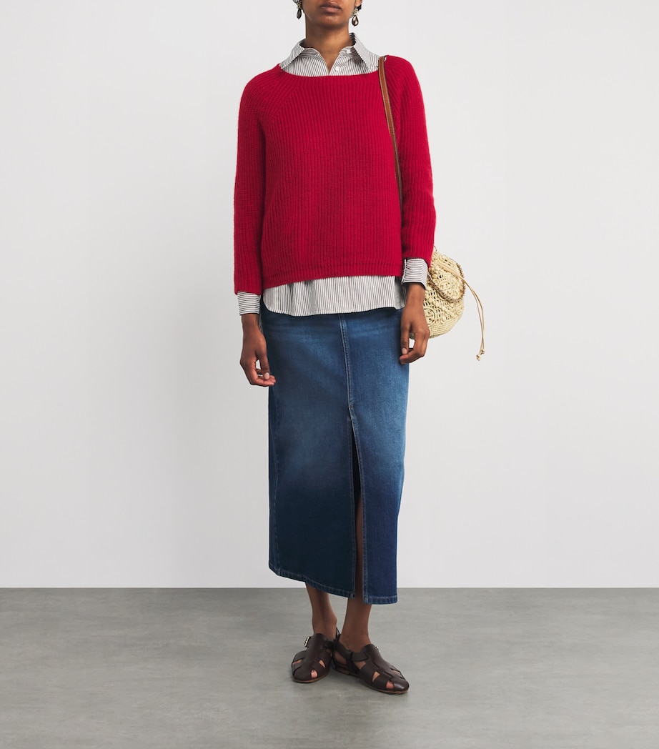 Round-Neck Sweater RED Image 2