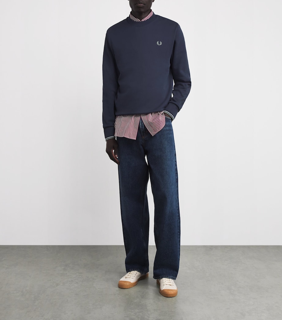 Cotton Logo Swetshirt Z47-DRKAIRF/LIC/BAYL Image 2