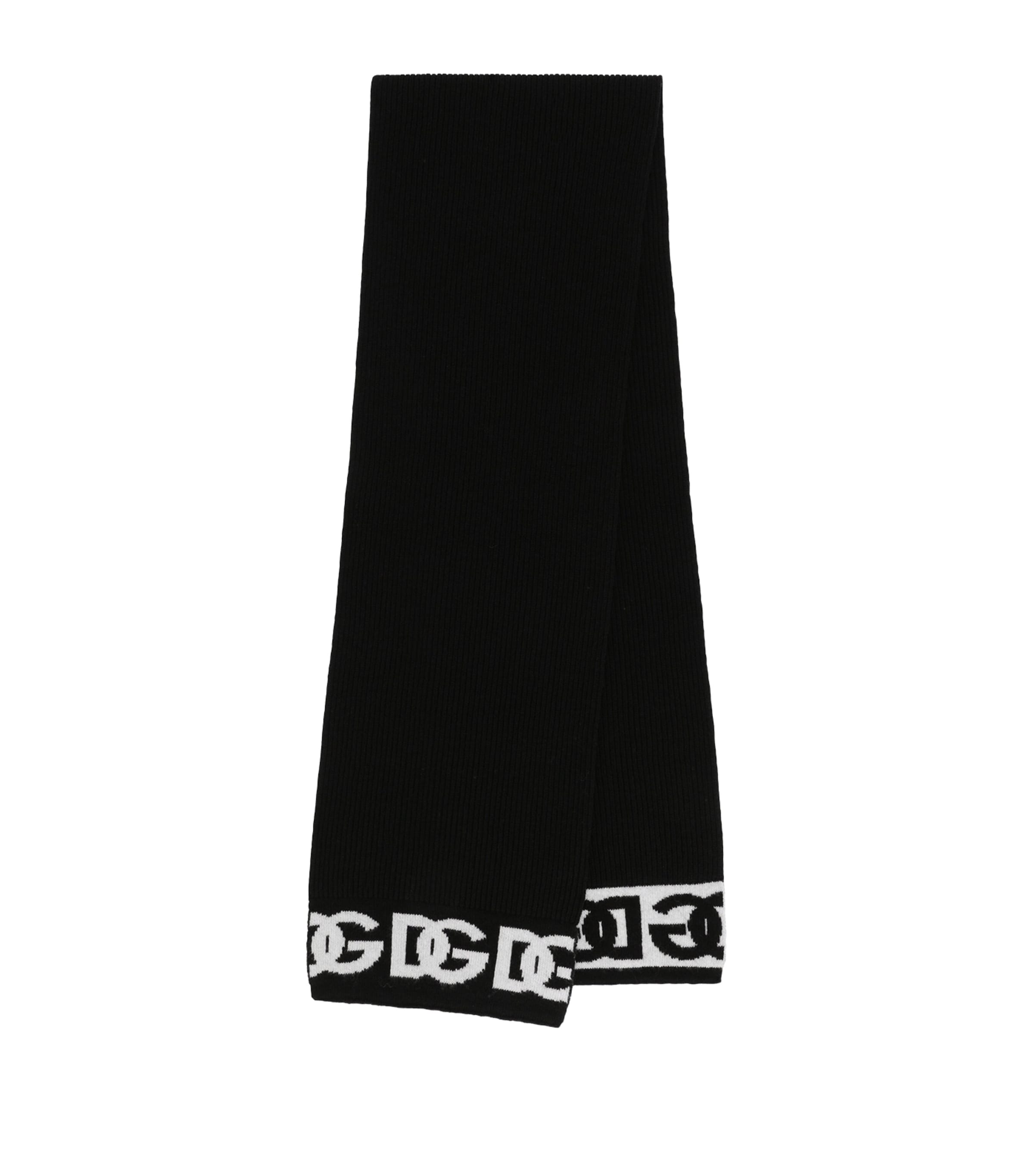 Dolce & Gabbana Wool Logo Scarf