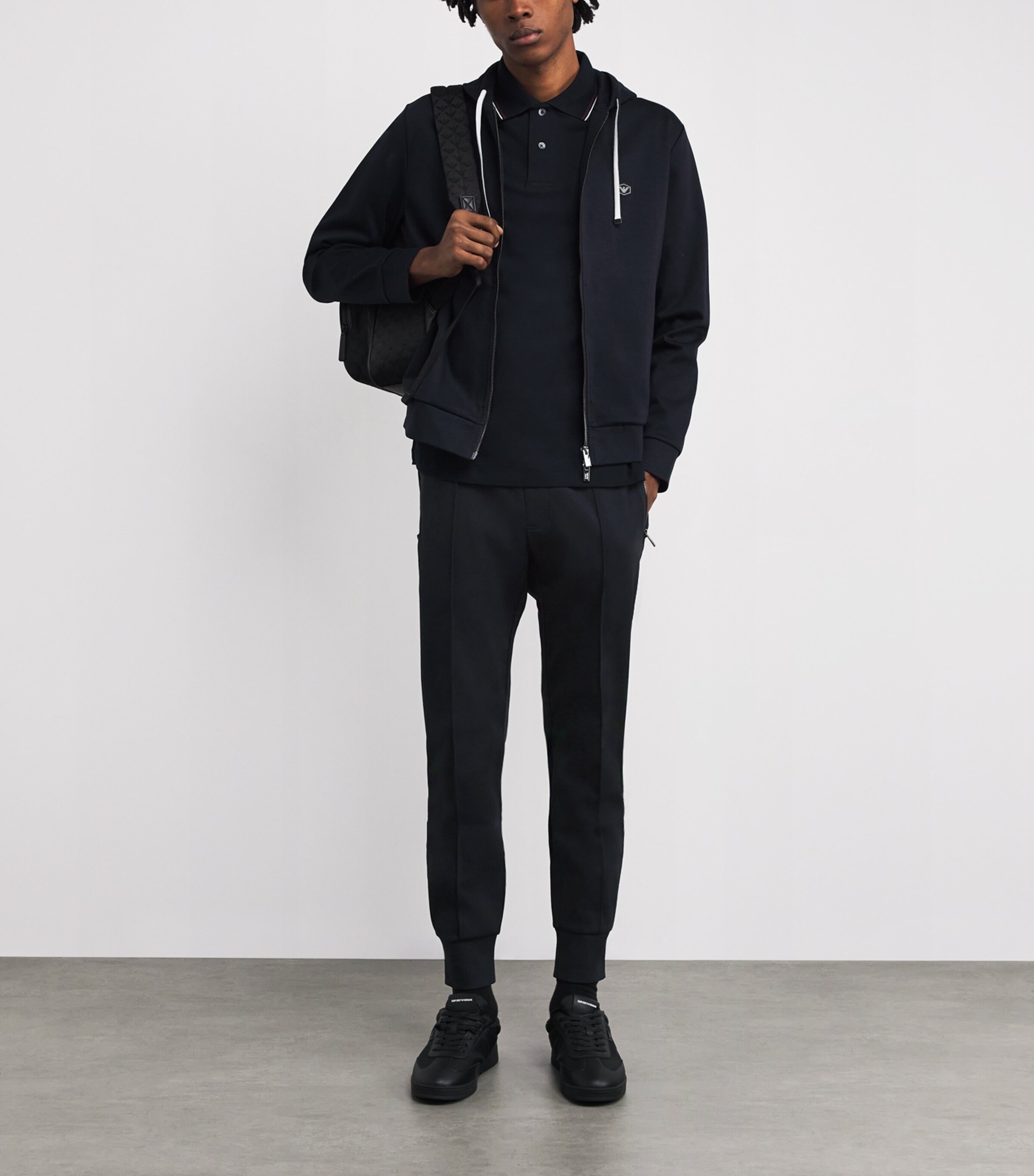 Cotton-Blend Slim-Fit Trousers 920 Image 2