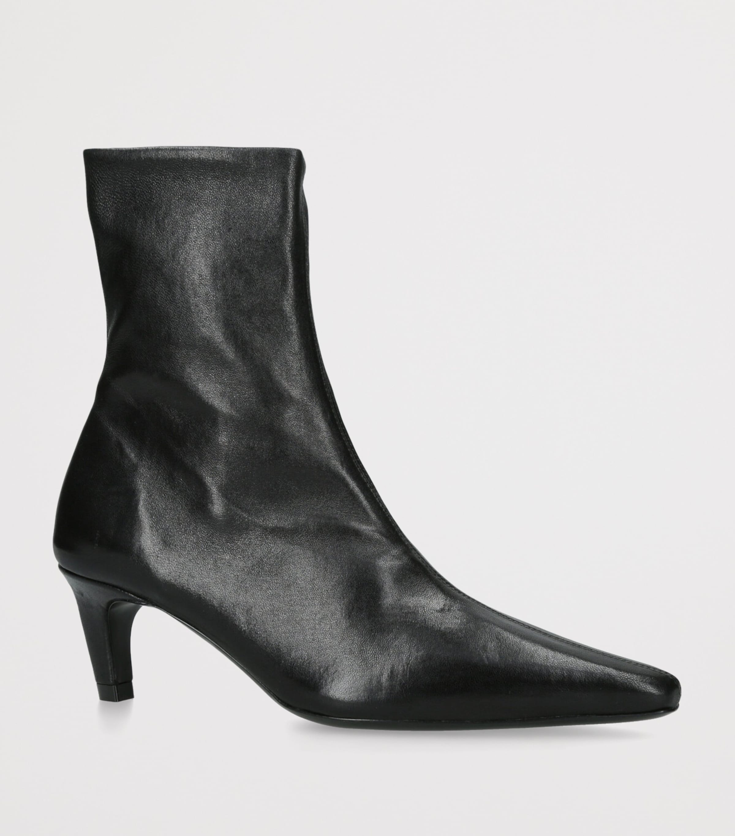 Jude Leather Cave Ankle Boots 55 Black Image 2