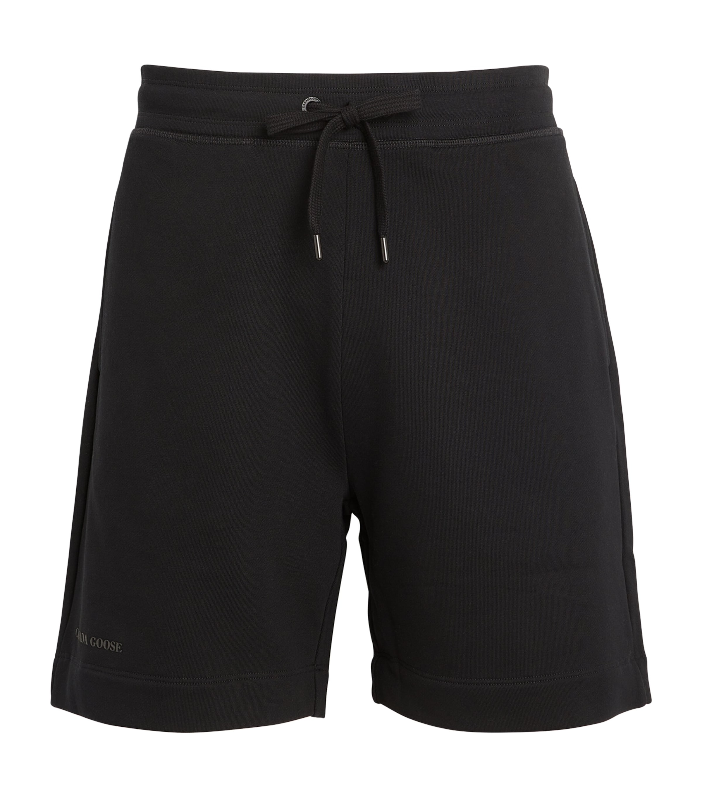 Canada Goose 'huron' Drawstring Waist Shorts In Black