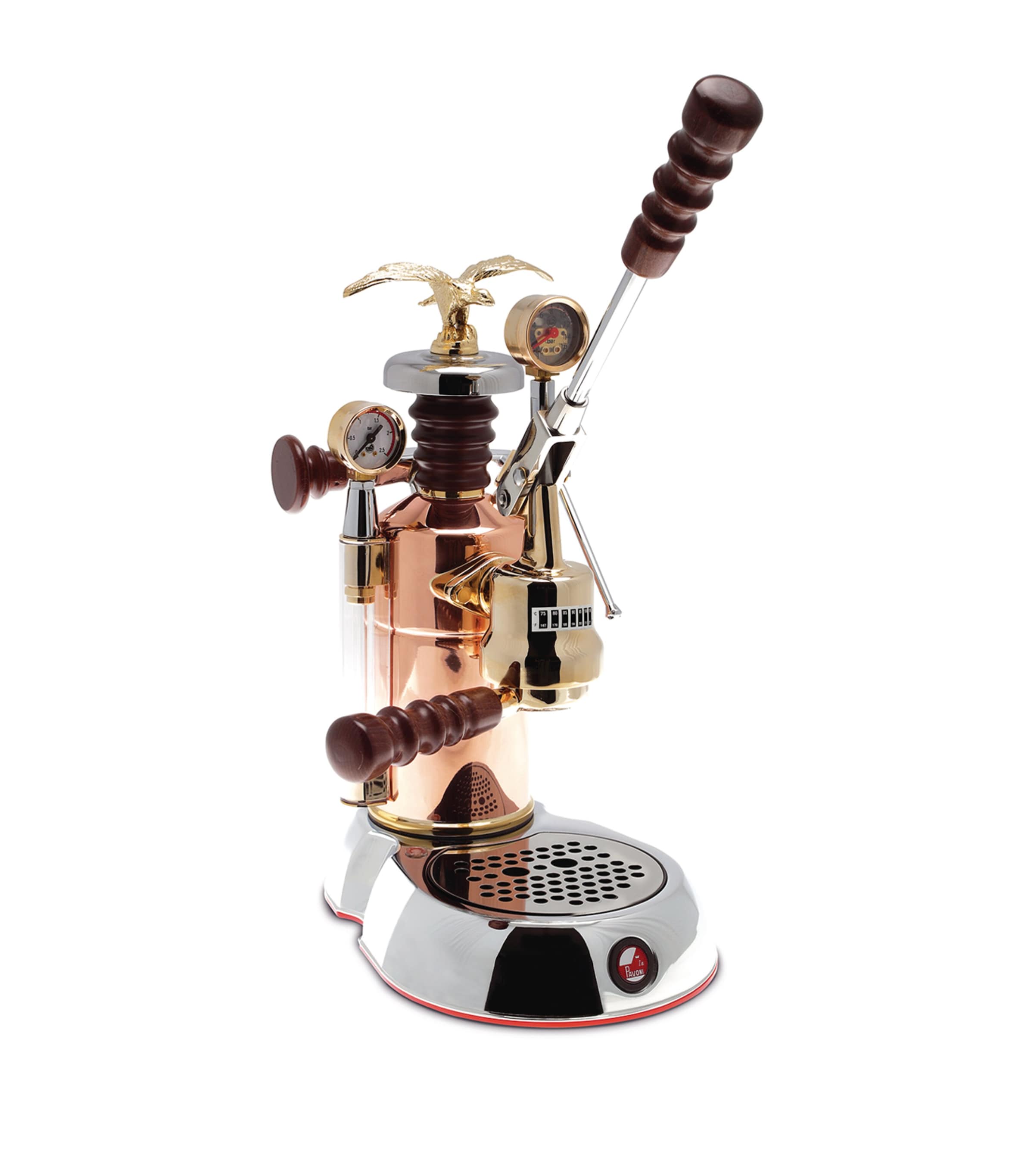 Esperto Edotto Coffee Machine COPPER BRASS Image 2