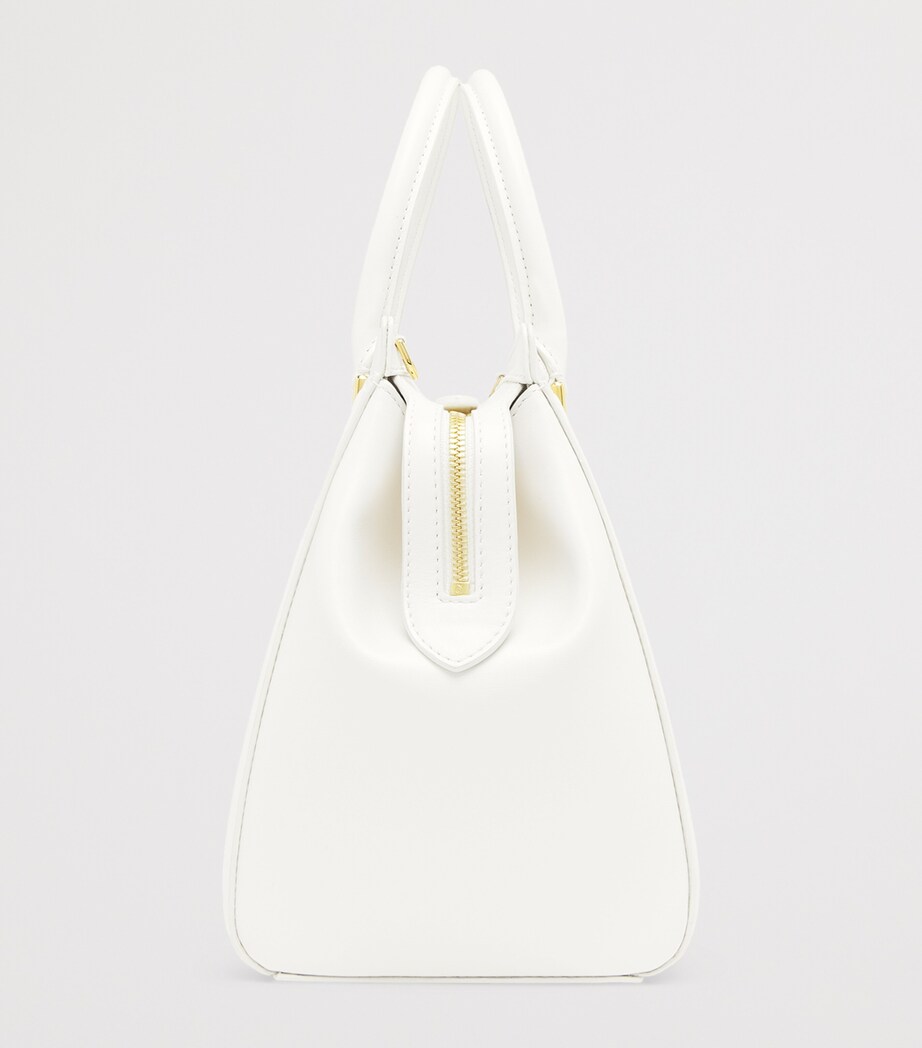 McQueen Large Leather Birdee Top-Handle Bag Image 3