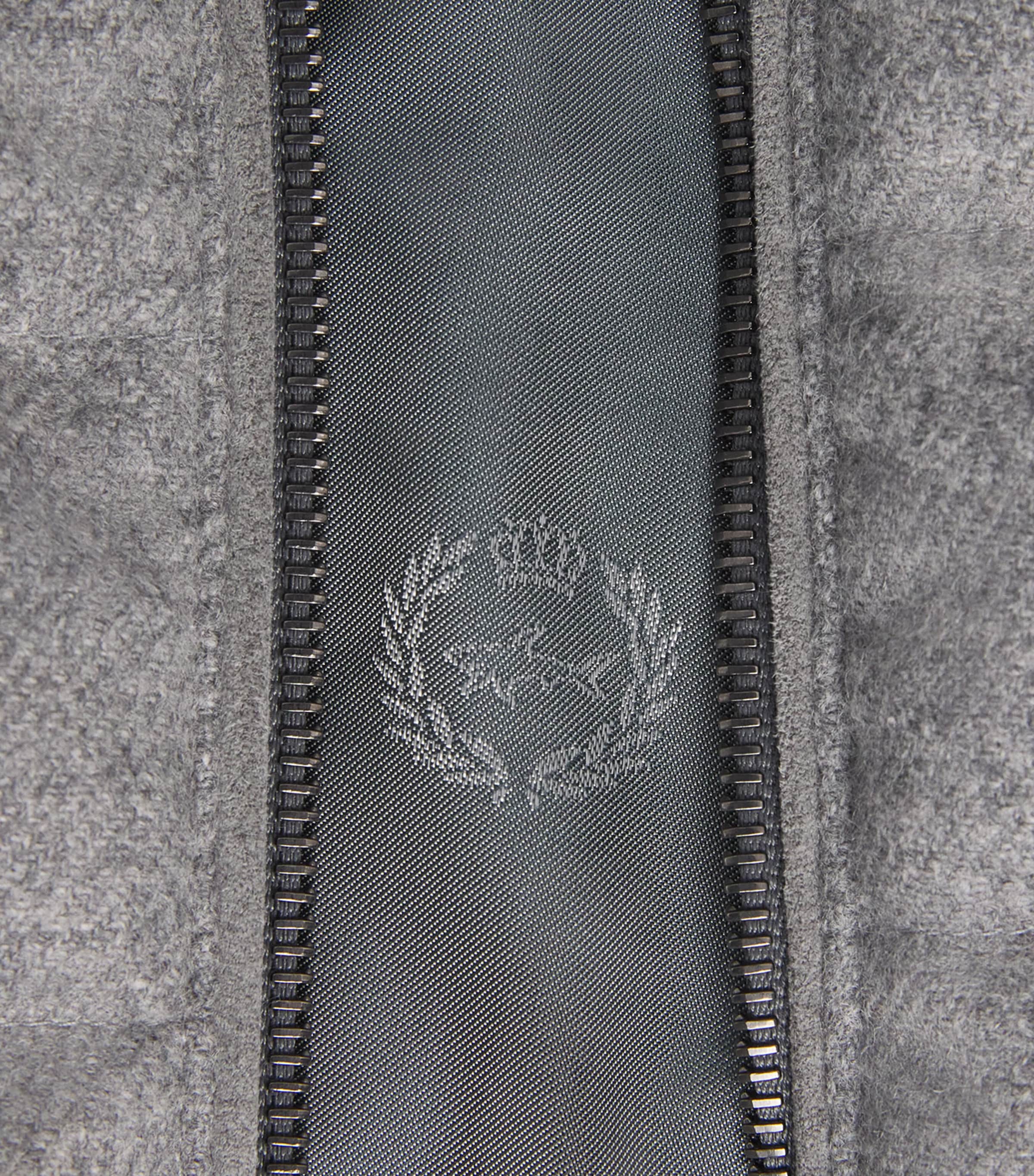 Wool-Cashmere Down Gilet 067 GREY Image 5