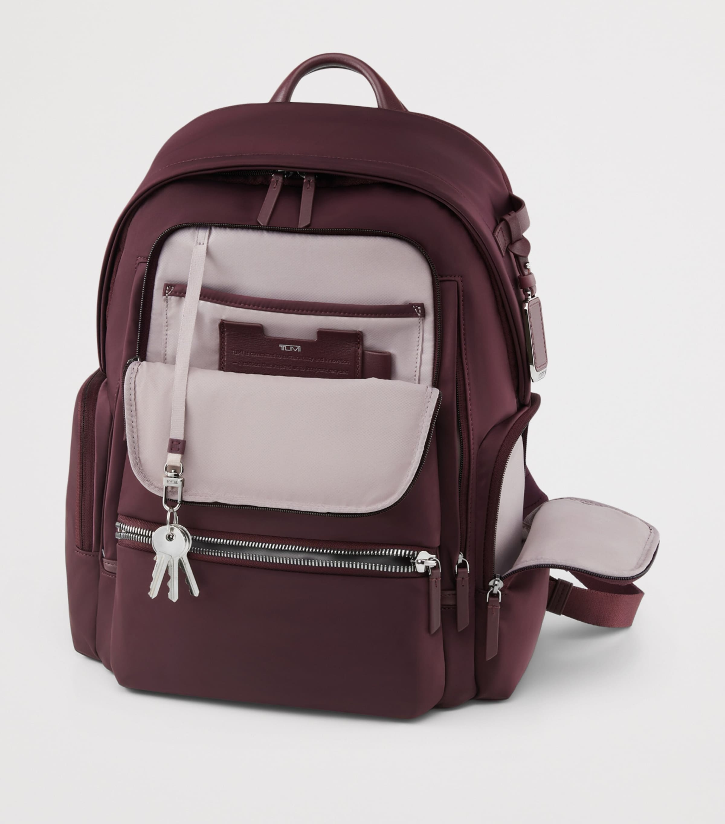 Tumi Nylon Celina Backpack Rosewood Image 2