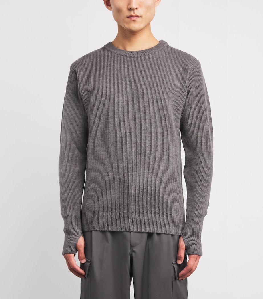 Virgin Wool Crew-Neck Sweater NOCE 260 Image 3