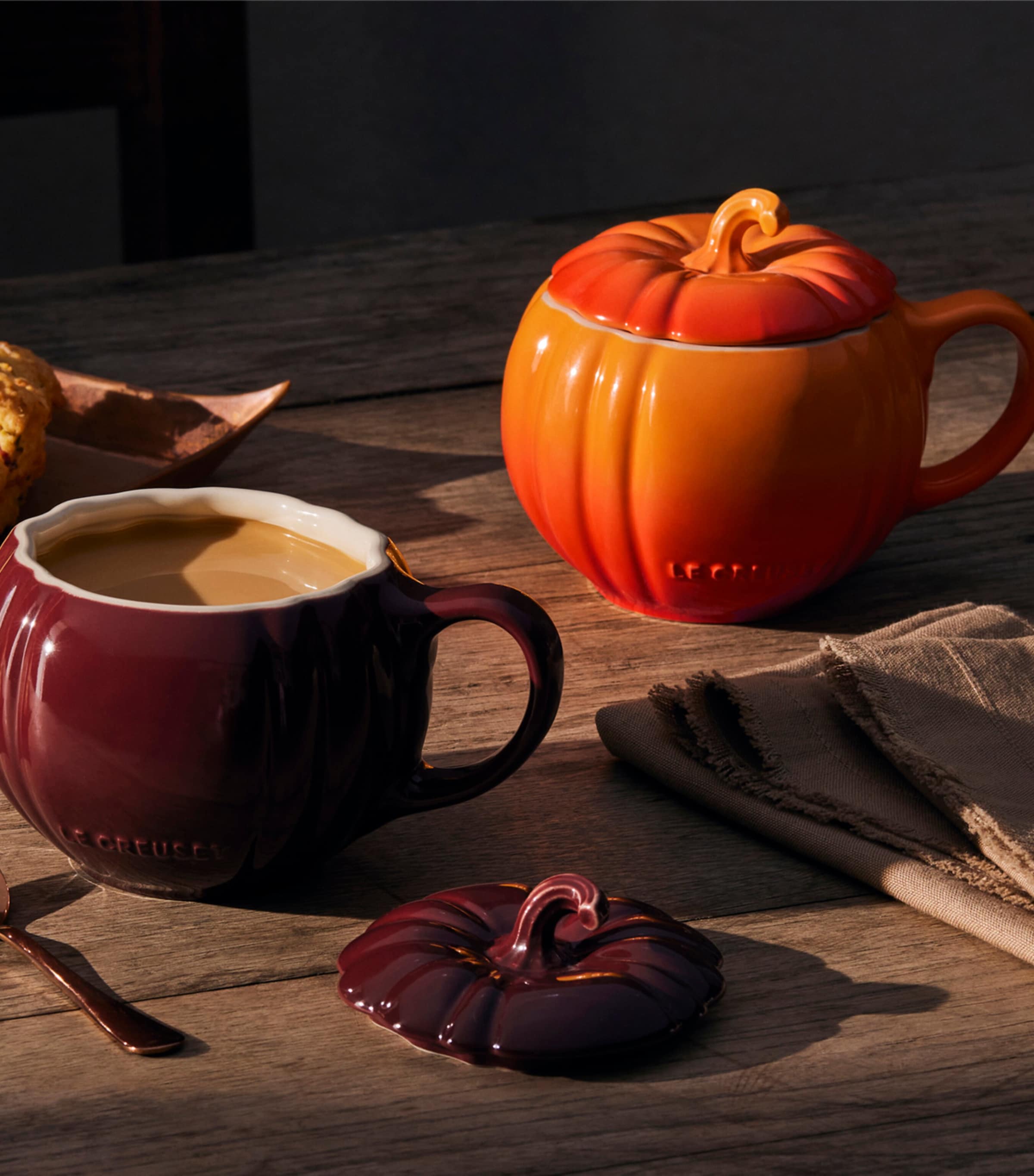 Stoneware Pumpkin Mug (400ml) NO COLOUR Image 6