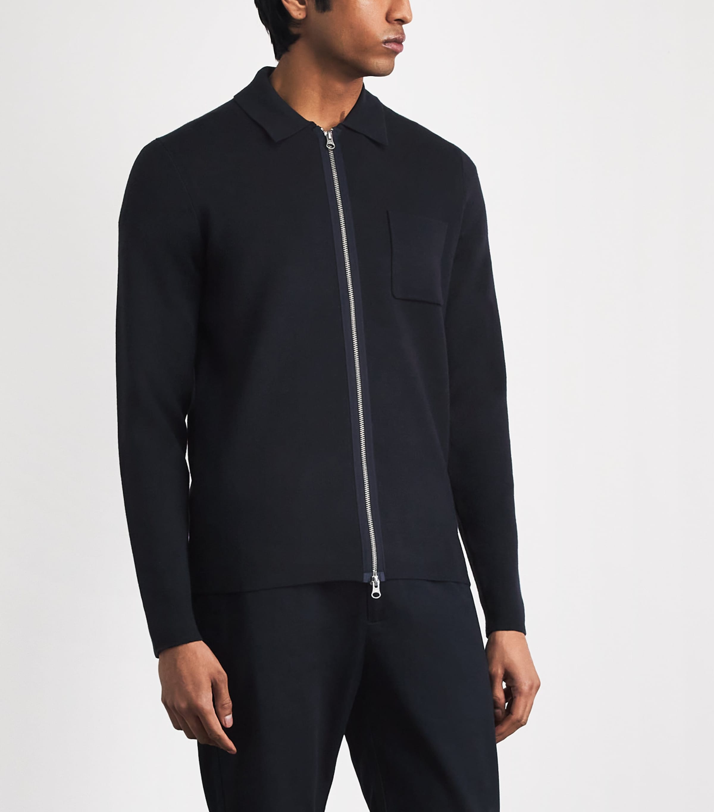 Guna Zip-Up Cardigan SKY CAPTAIN Image 4