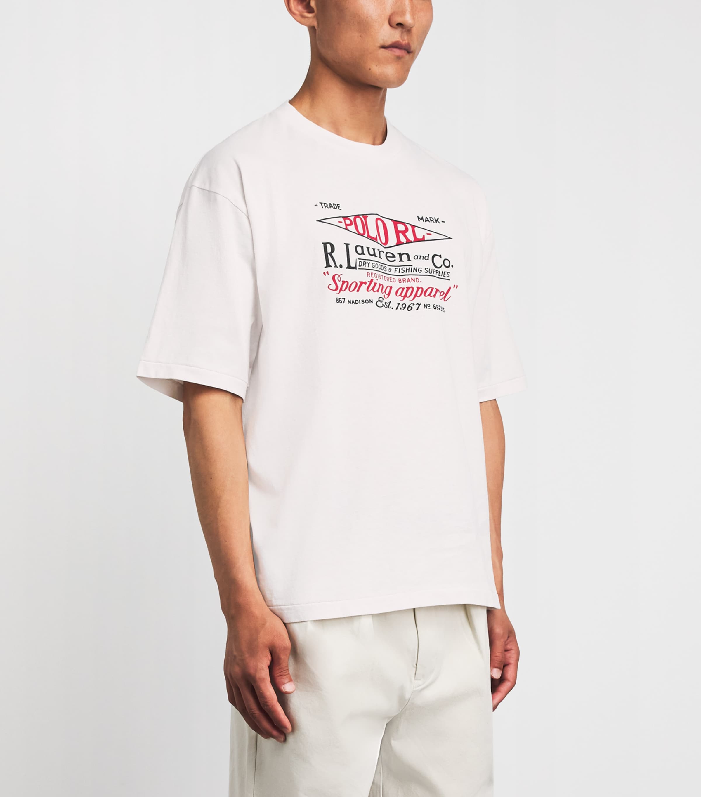 Polo Ralph Lauren Mens Cotton Printed T-Shirt Nevis Image 4