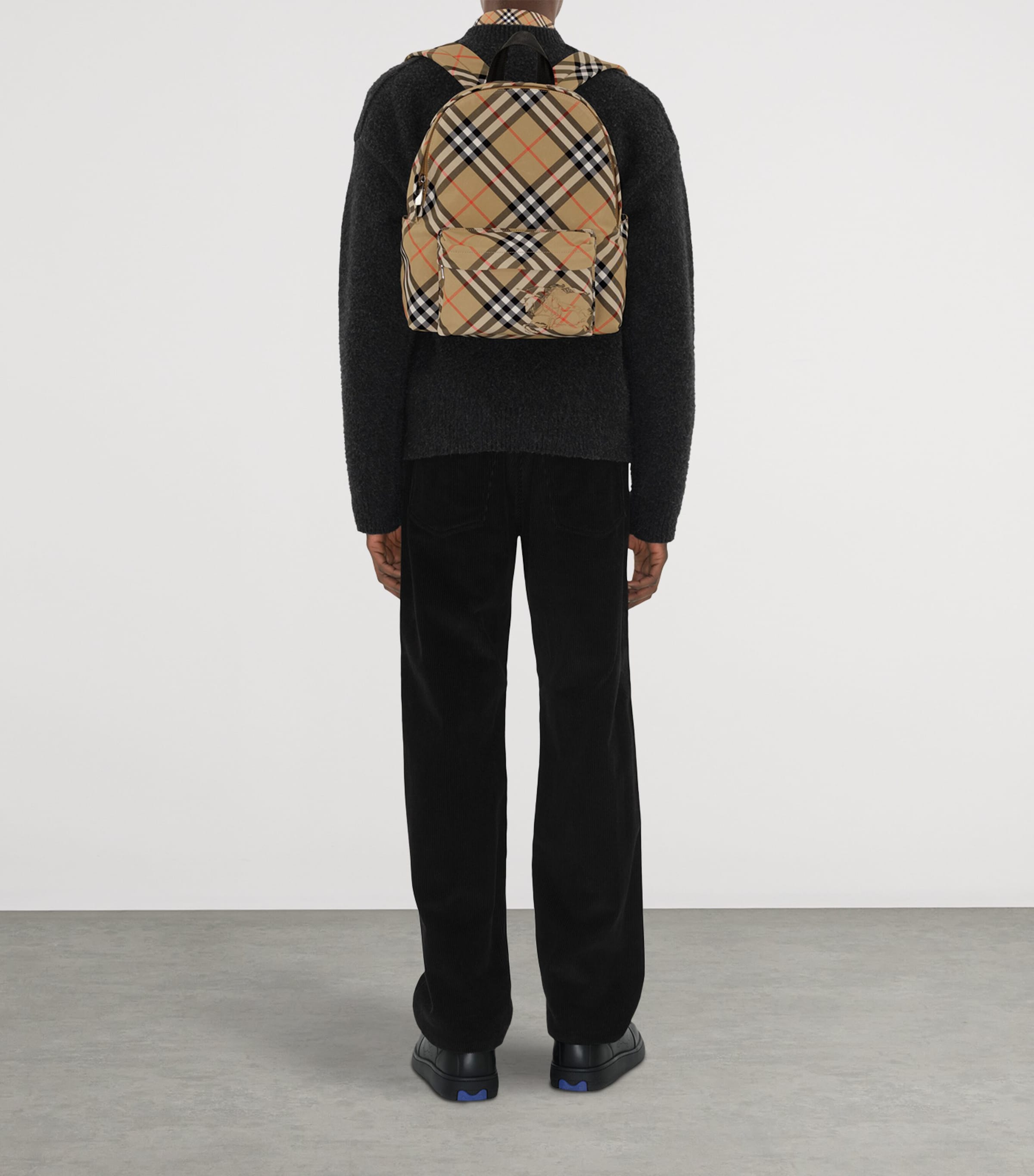 Small Check Backpack SAND Image 2