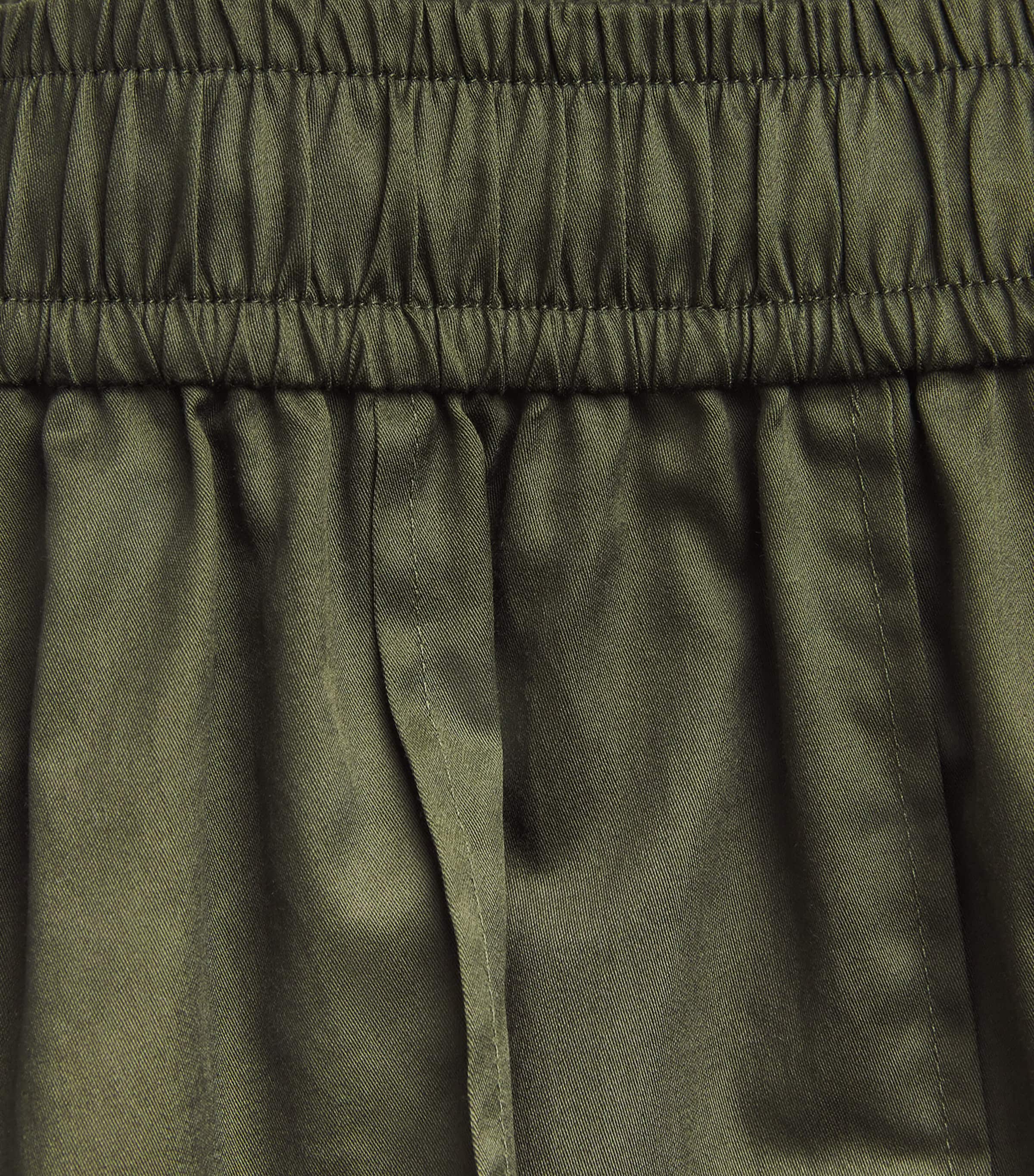 Joseph Womens Cotton Sateen Manar Skirt Palm Leaf Image 6