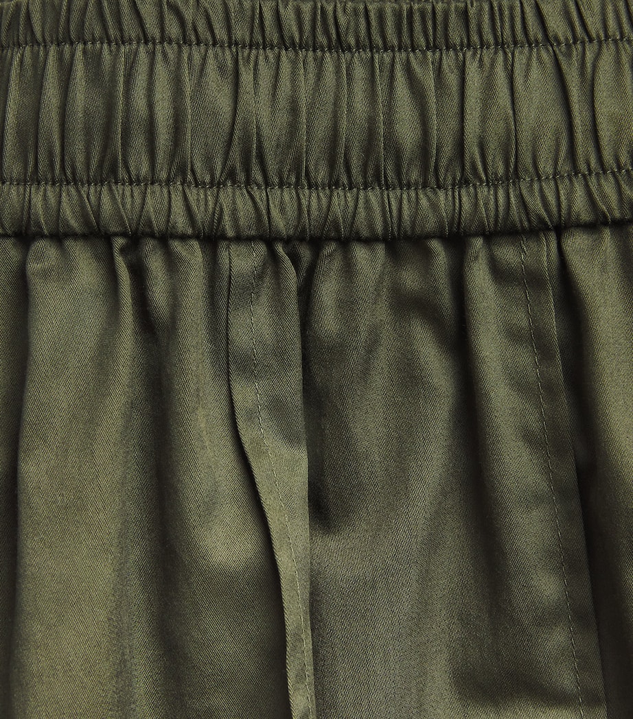 Joseph Womens Cotton Sateen Manar Skirt Palm Leaf Image 6