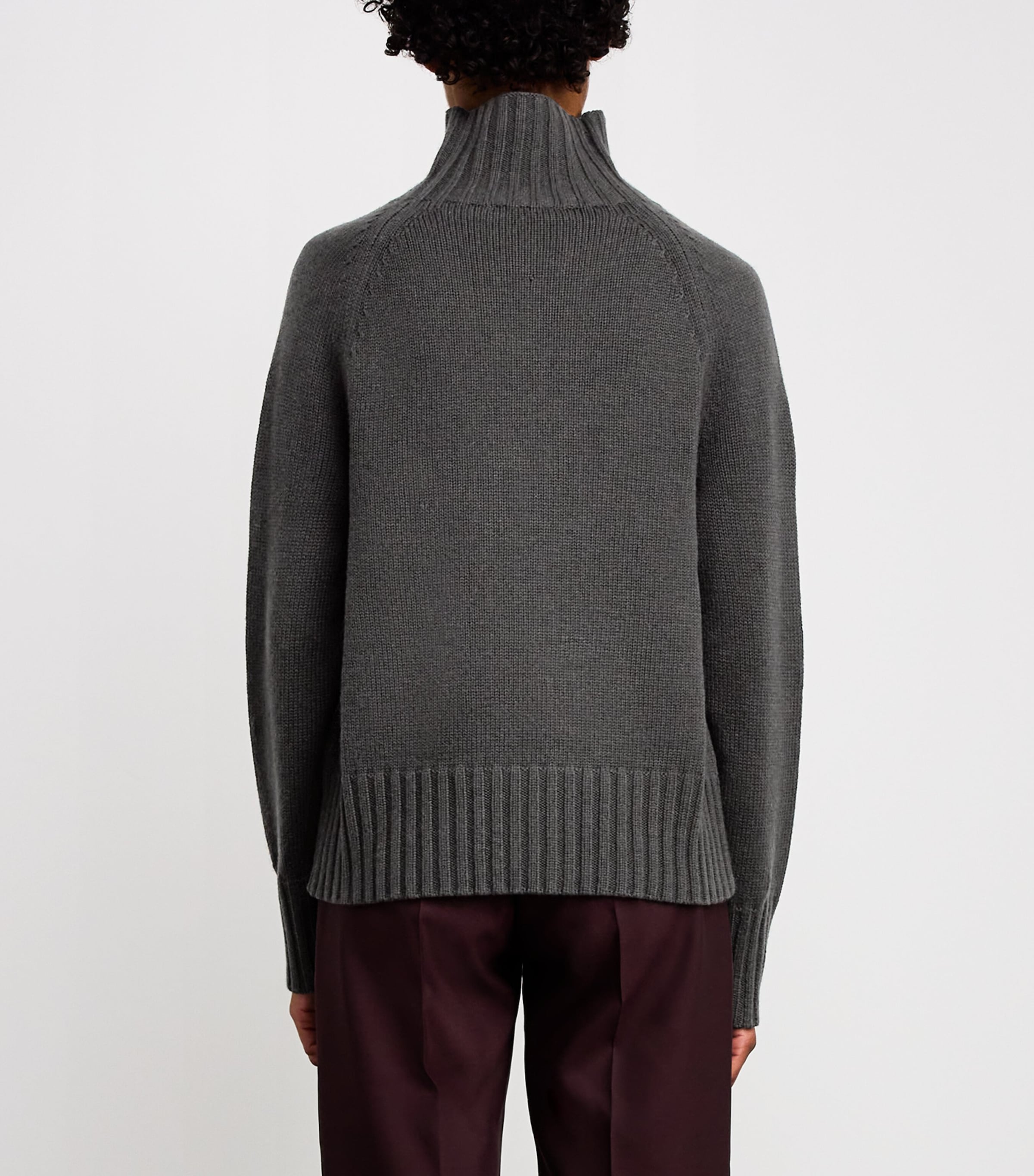 Wool-Cashmere Sweater GREEN Image 4