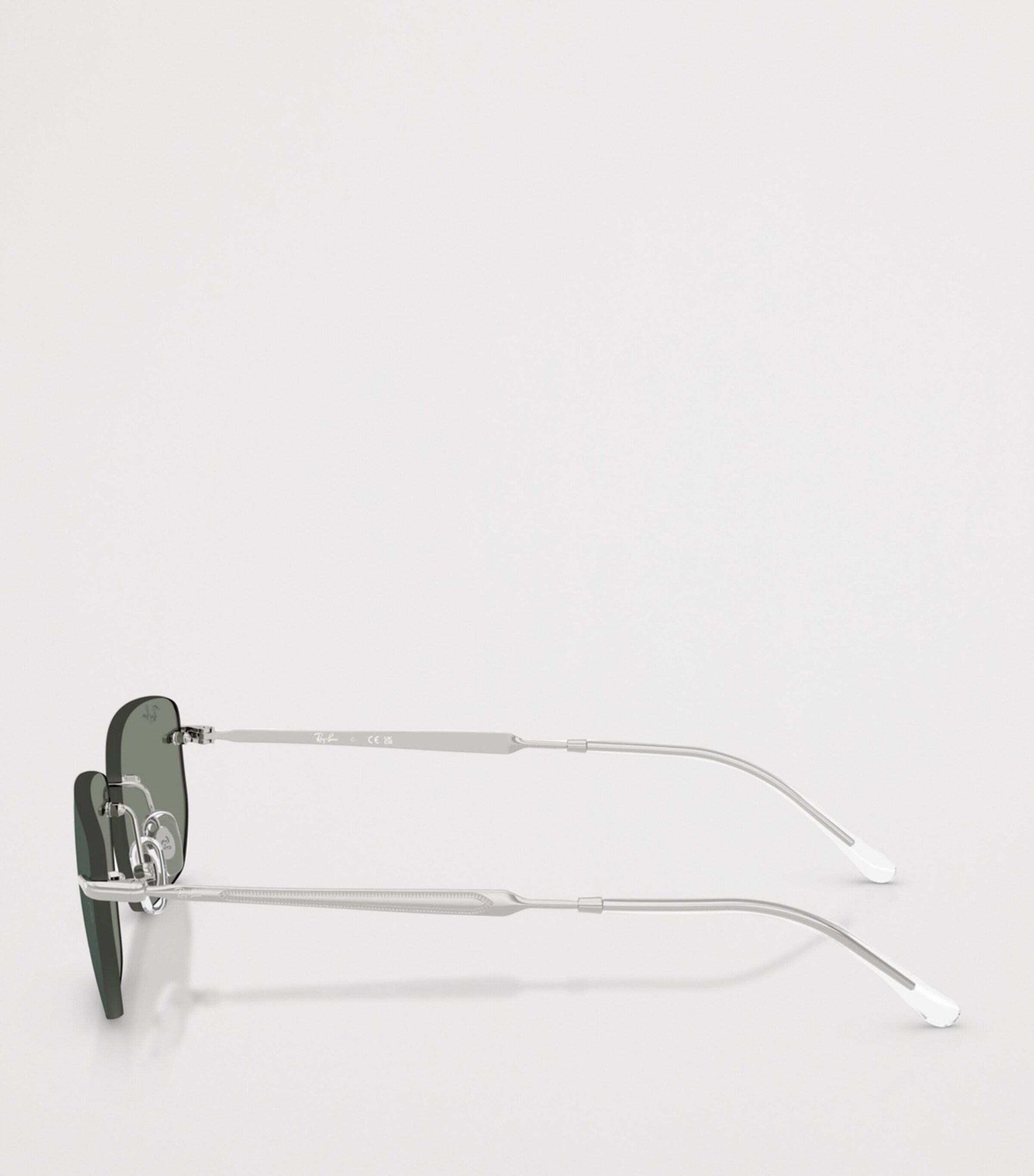 Ray-Ban RB3768 Irregular Sunglasses Silver Image 3
