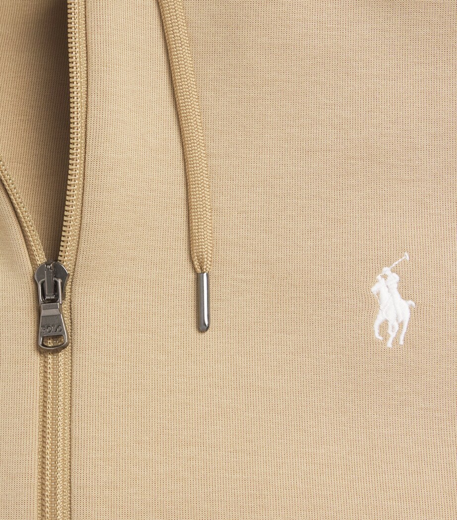 Polo Ralph Lauren Mens Cotton-Blend Logo Zip-Up Hoodie Vintage Image 6