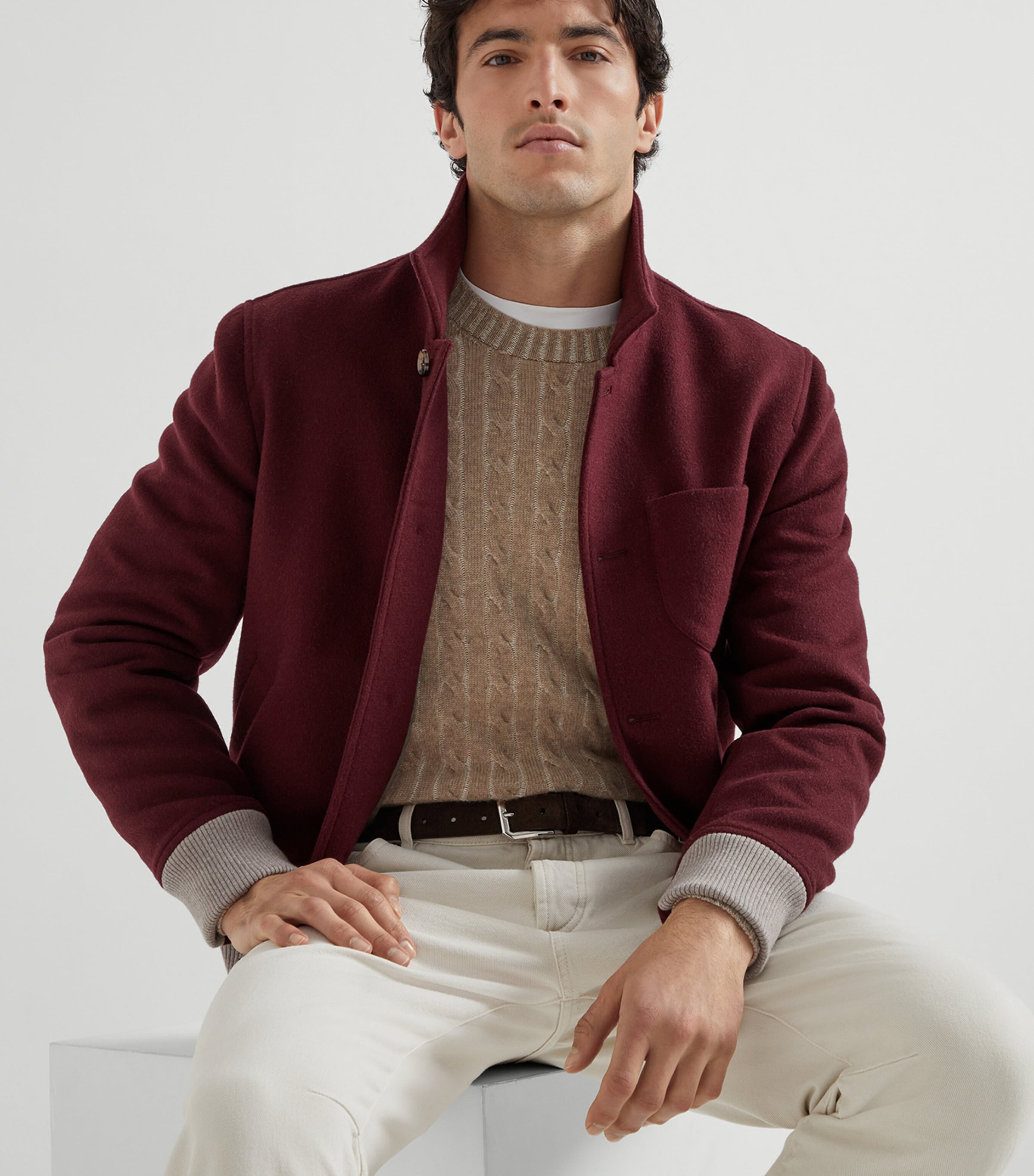 Cashmere Cable-Knit Sweater CG678 Image 5