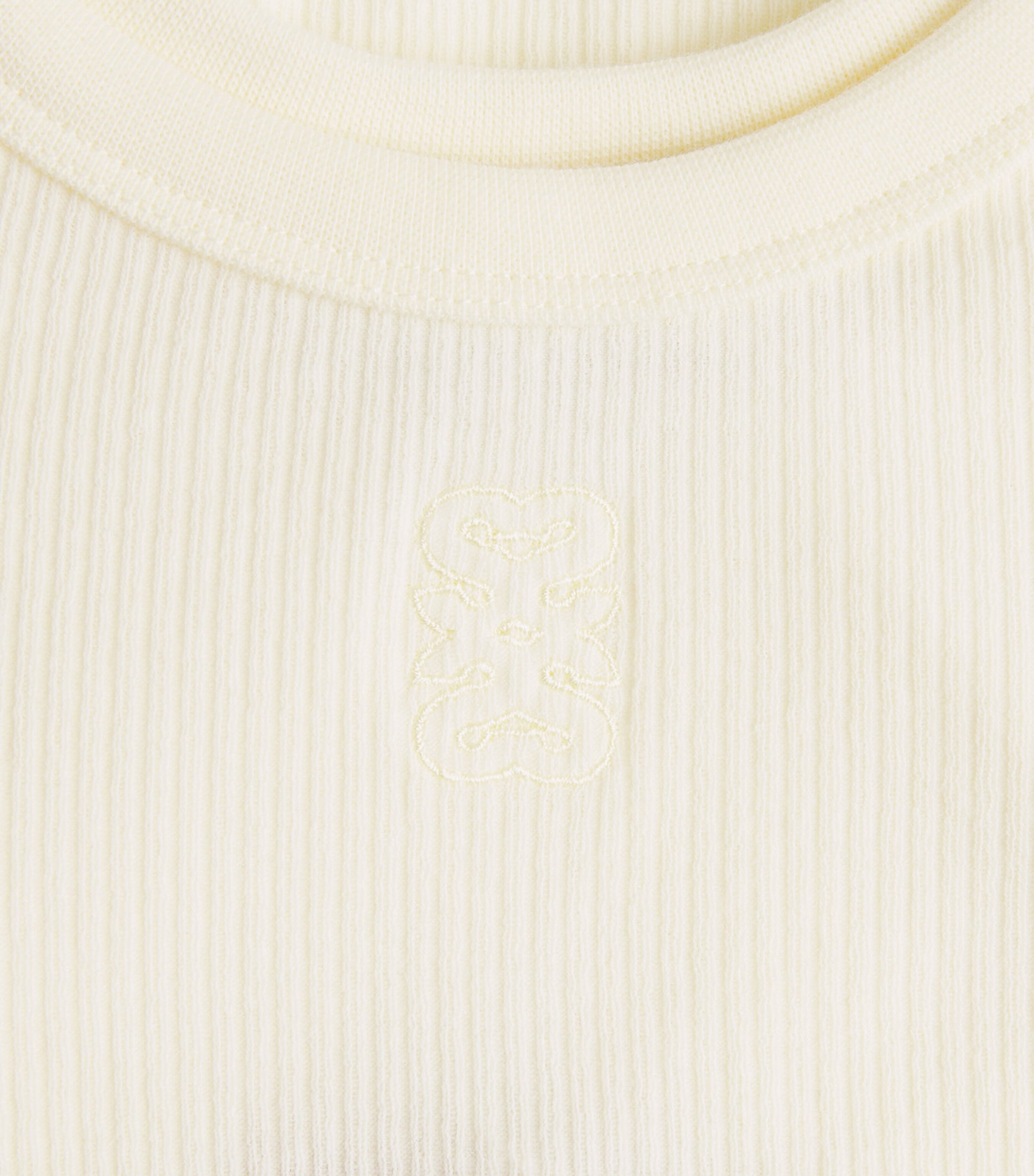 Sandro Paris Womens Ribbed Tank Top Light Yellow Image 6