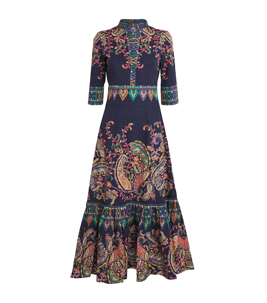 Cotton Paisley Maxi Dress X0883 Image 1