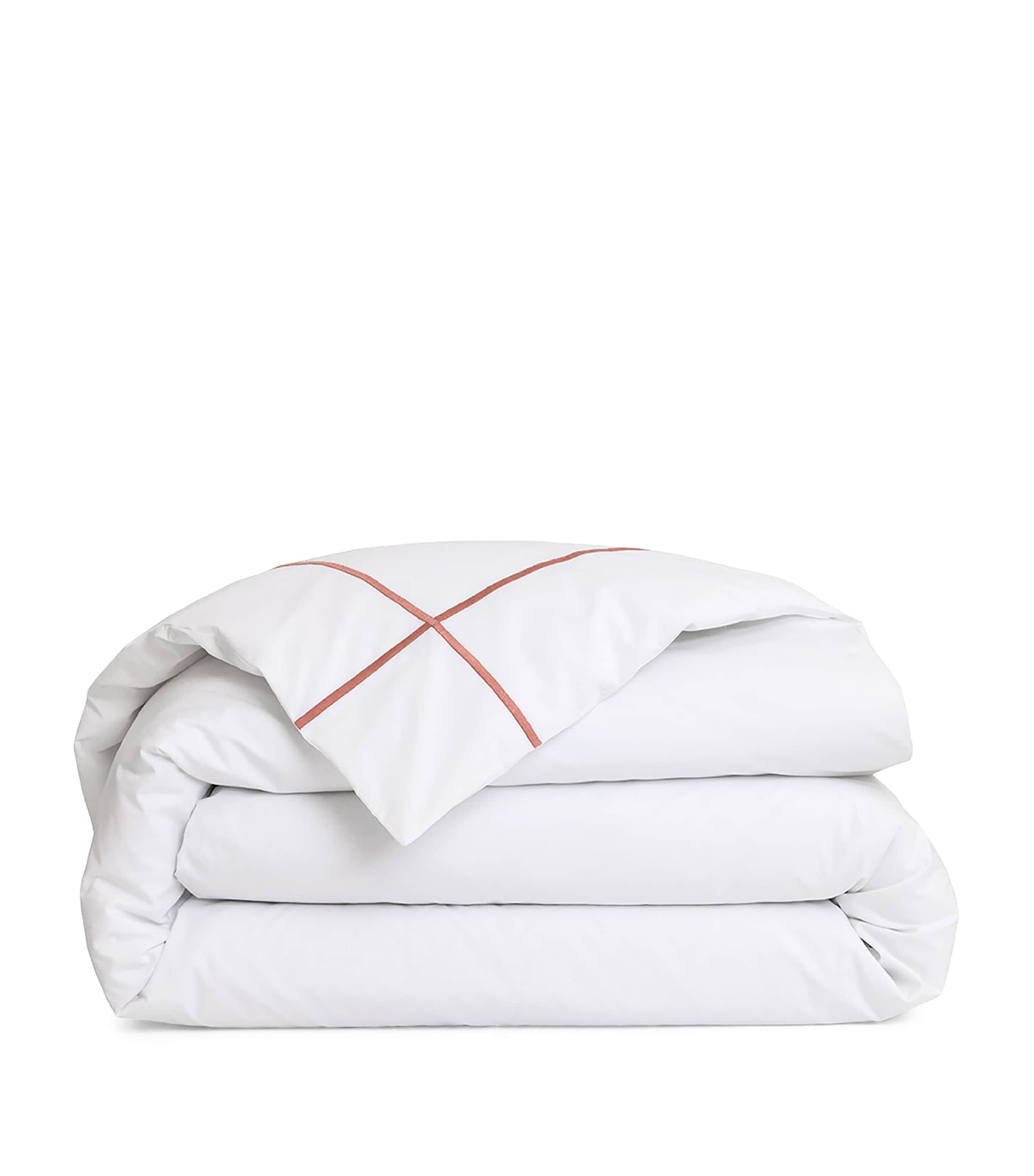Yves Delorme Athena Santal Single Duvet Cover (140cm x 200cm) Santal Image 1