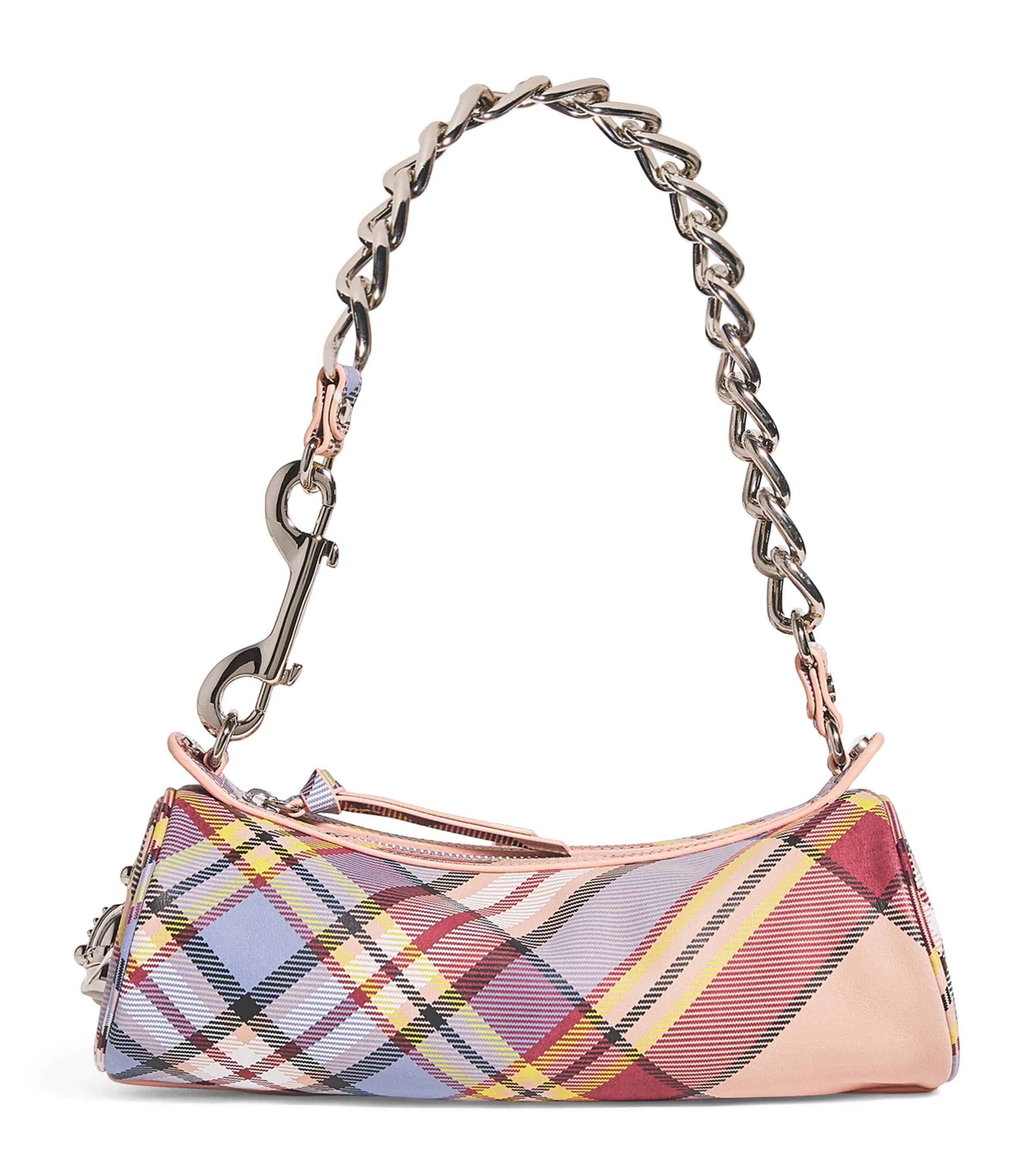 Vivienne Westwood Tartan Cindy Cylinder Shoulder Bag