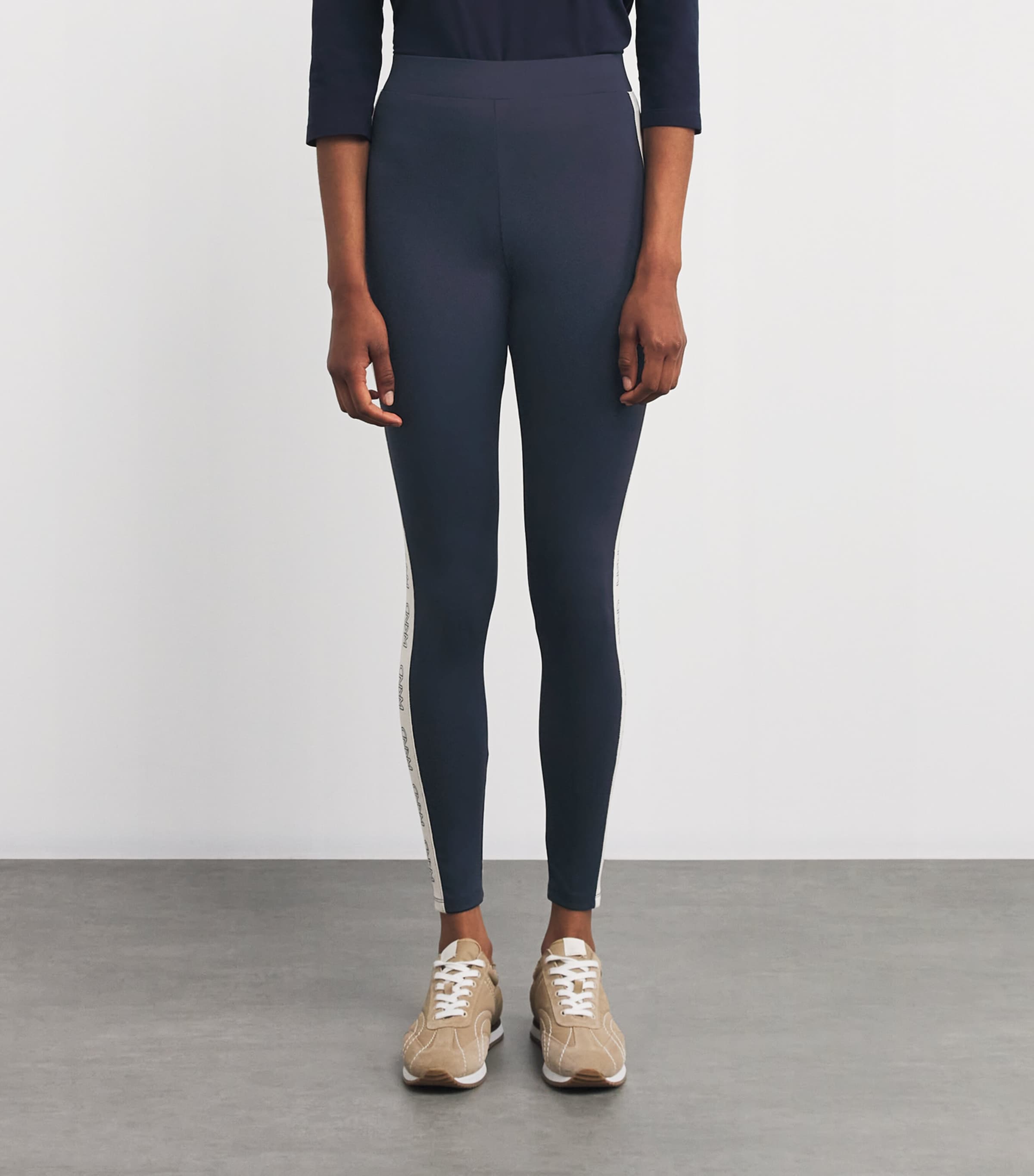 Stretch-Jersey Slim Leggings NAVY Image 3
