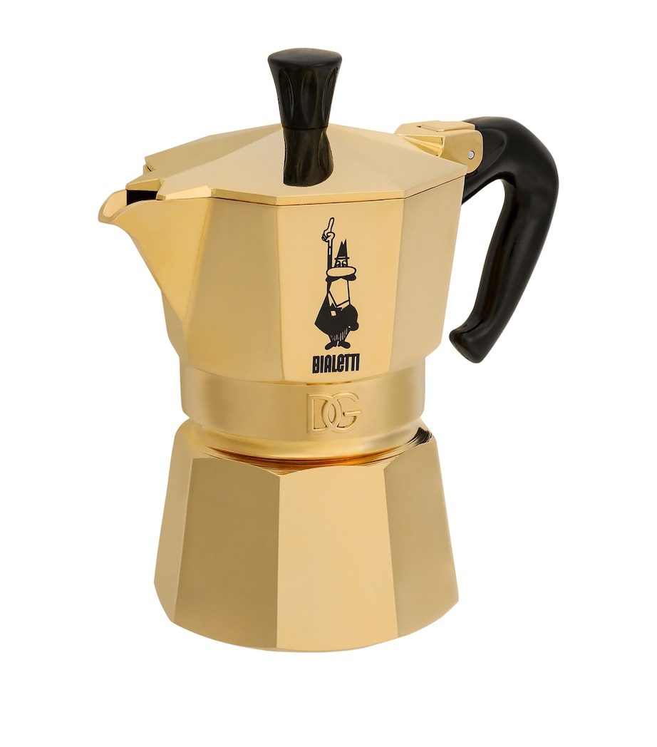 x Bialetti 24kt Gold Moka Ora 3-Cup Express U0001-ORO Image 4
