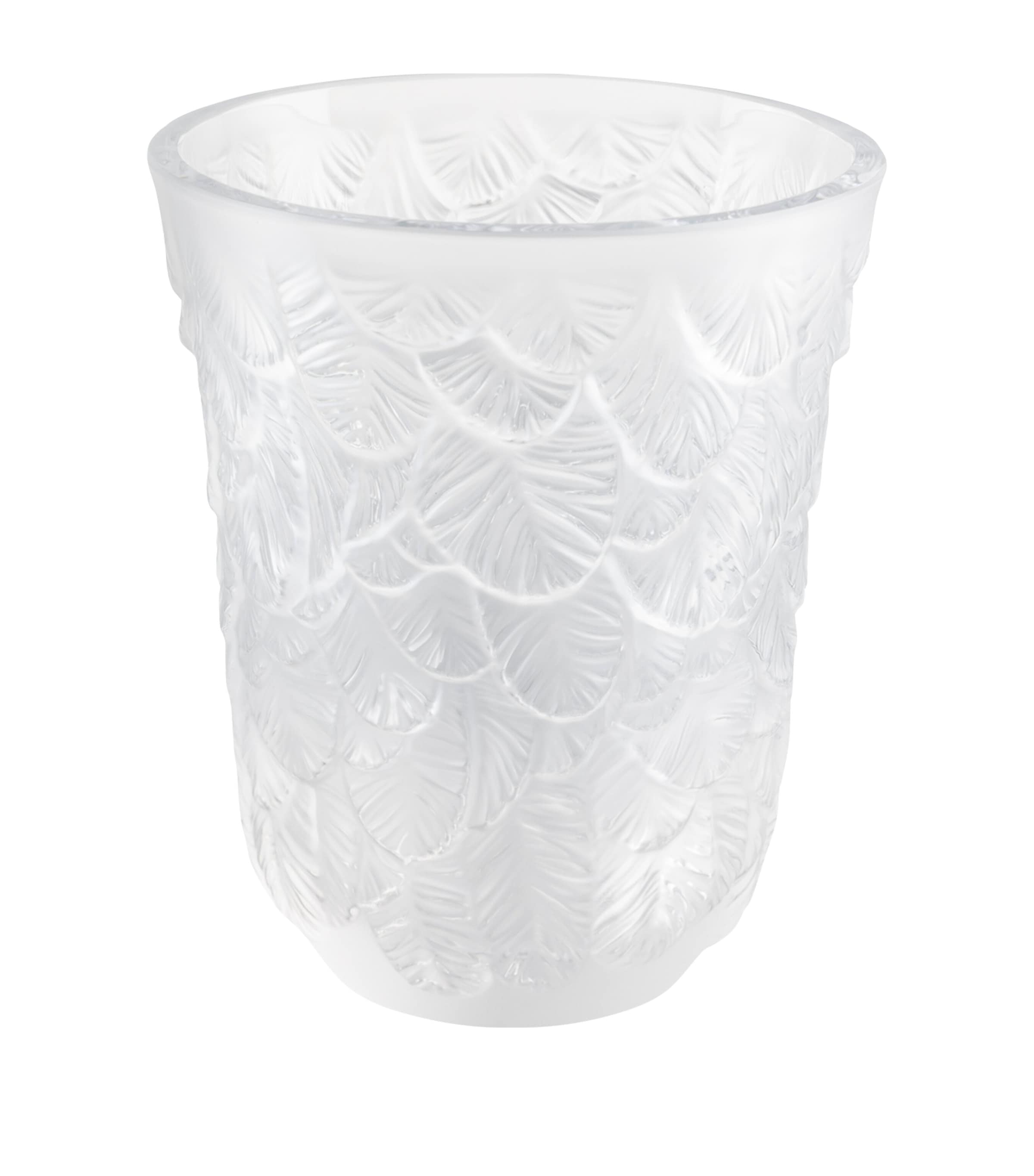 Lalique Crystal Grand-duc Votive In Transparent