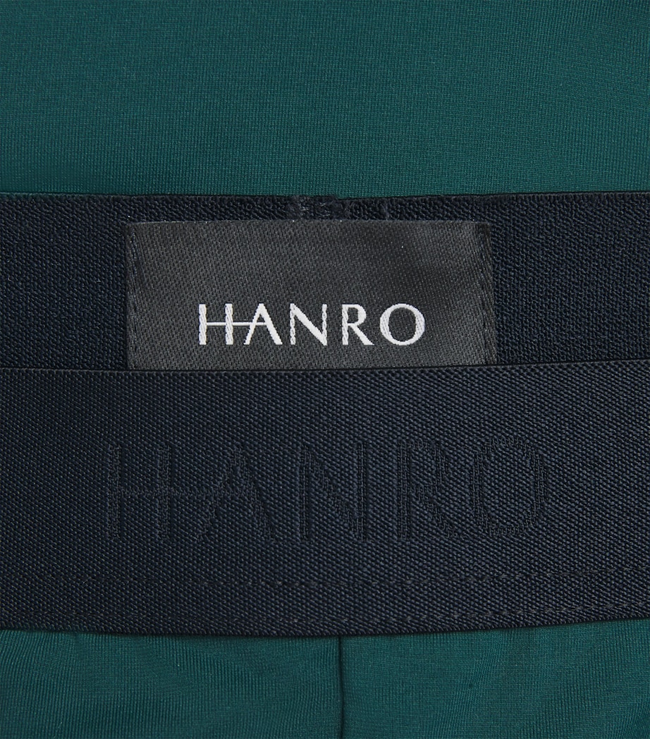 Hanro Mens Micro-Touch Boxer Briefs Pine Leaf Image 5